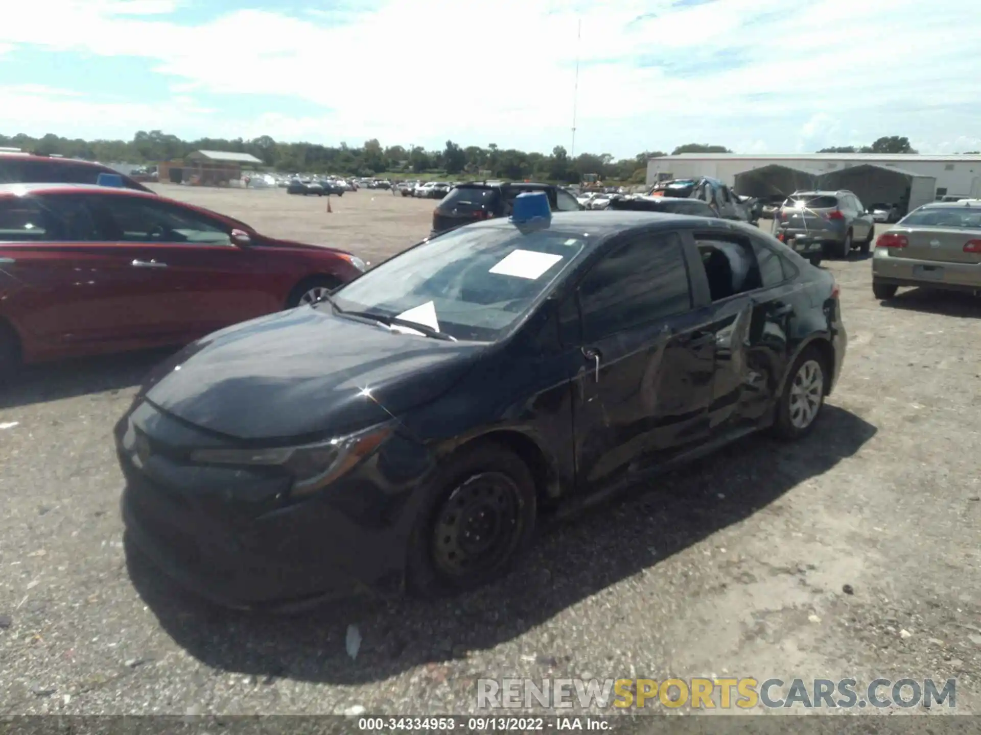 2 Photograph of a damaged car JTDEPMAE2MJ140036 TOYOTA COROLLA 2021