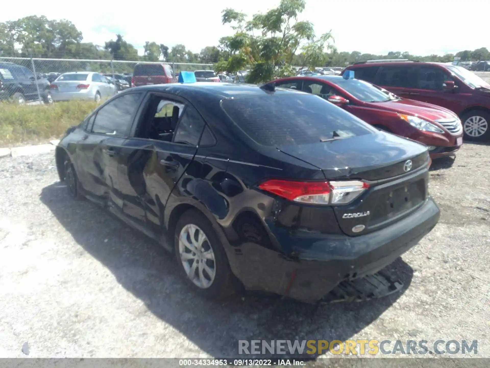 3 Photograph of a damaged car JTDEPMAE2MJ140036 TOYOTA COROLLA 2021