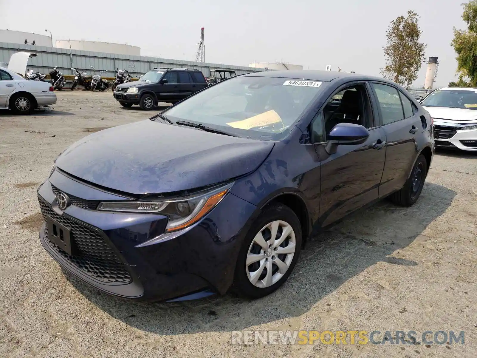 2 Photograph of a damaged car JTDEPMAE2MJ141249 TOYOTA COROLLA 2021