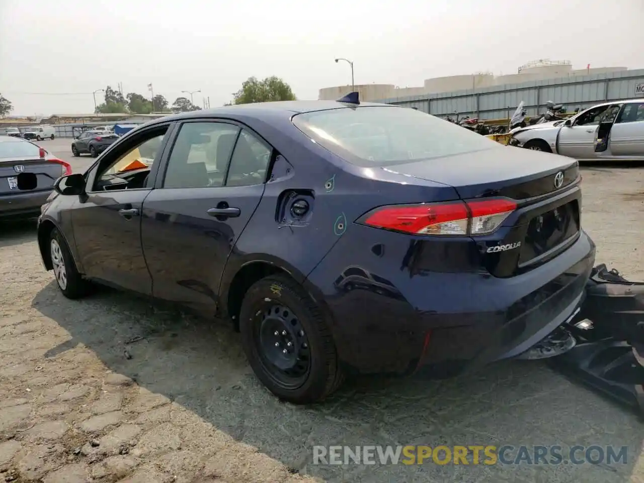 3 Photograph of a damaged car JTDEPMAE2MJ141249 TOYOTA COROLLA 2021