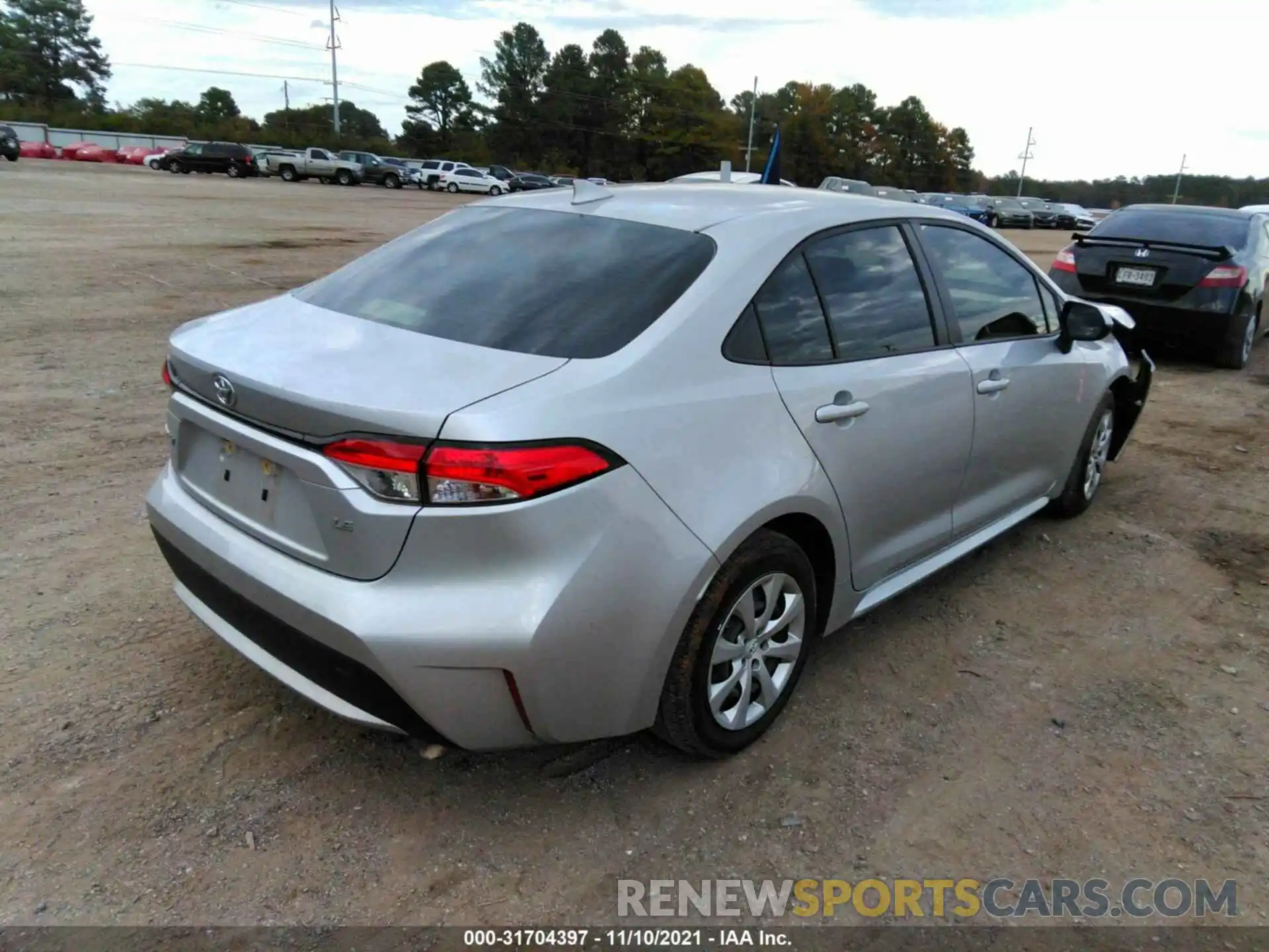 4 Photograph of a damaged car JTDEPMAE2MJ142305 TOYOTA COROLLA 2021