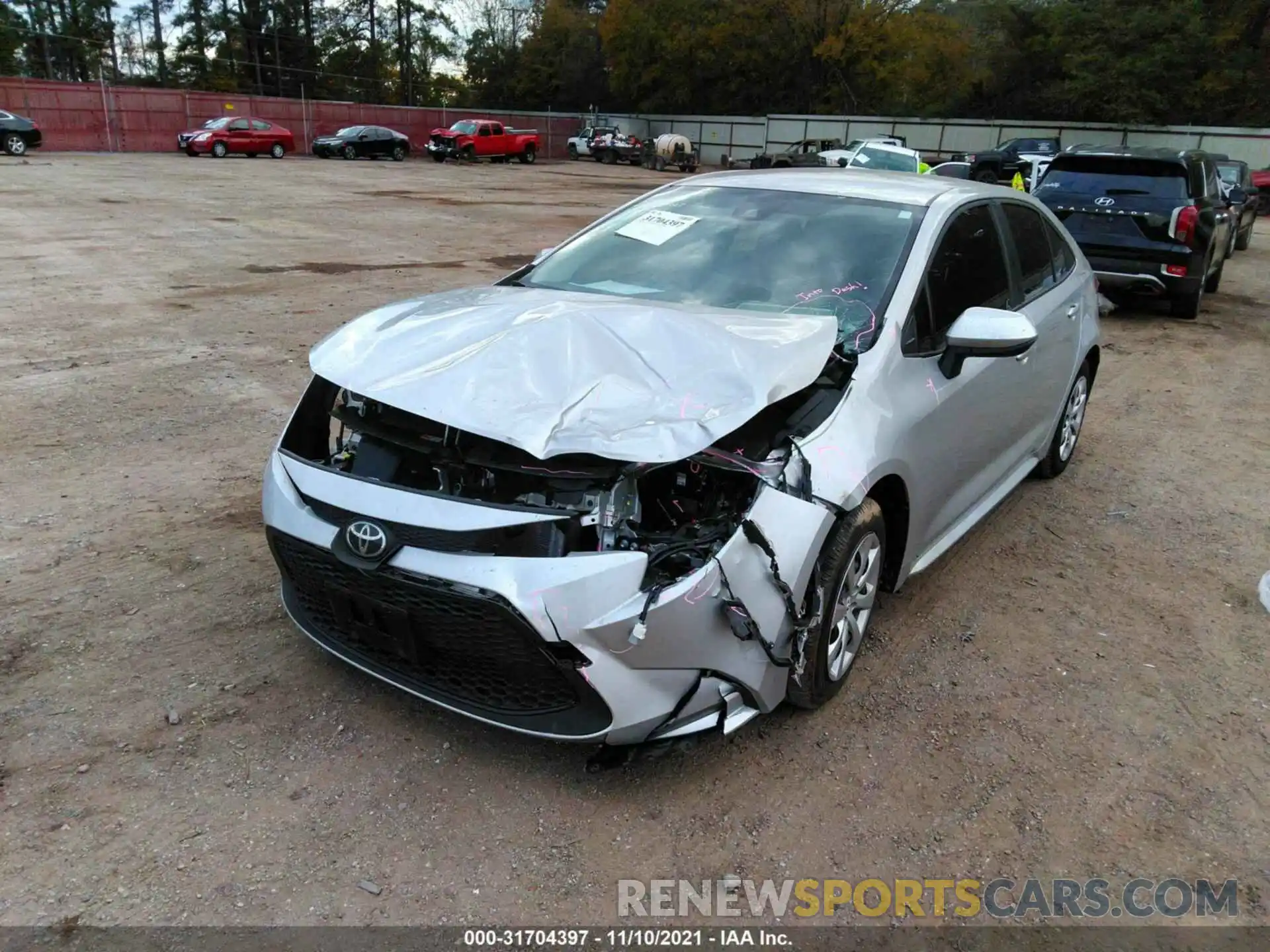 6 Photograph of a damaged car JTDEPMAE2MJ142305 TOYOTA COROLLA 2021