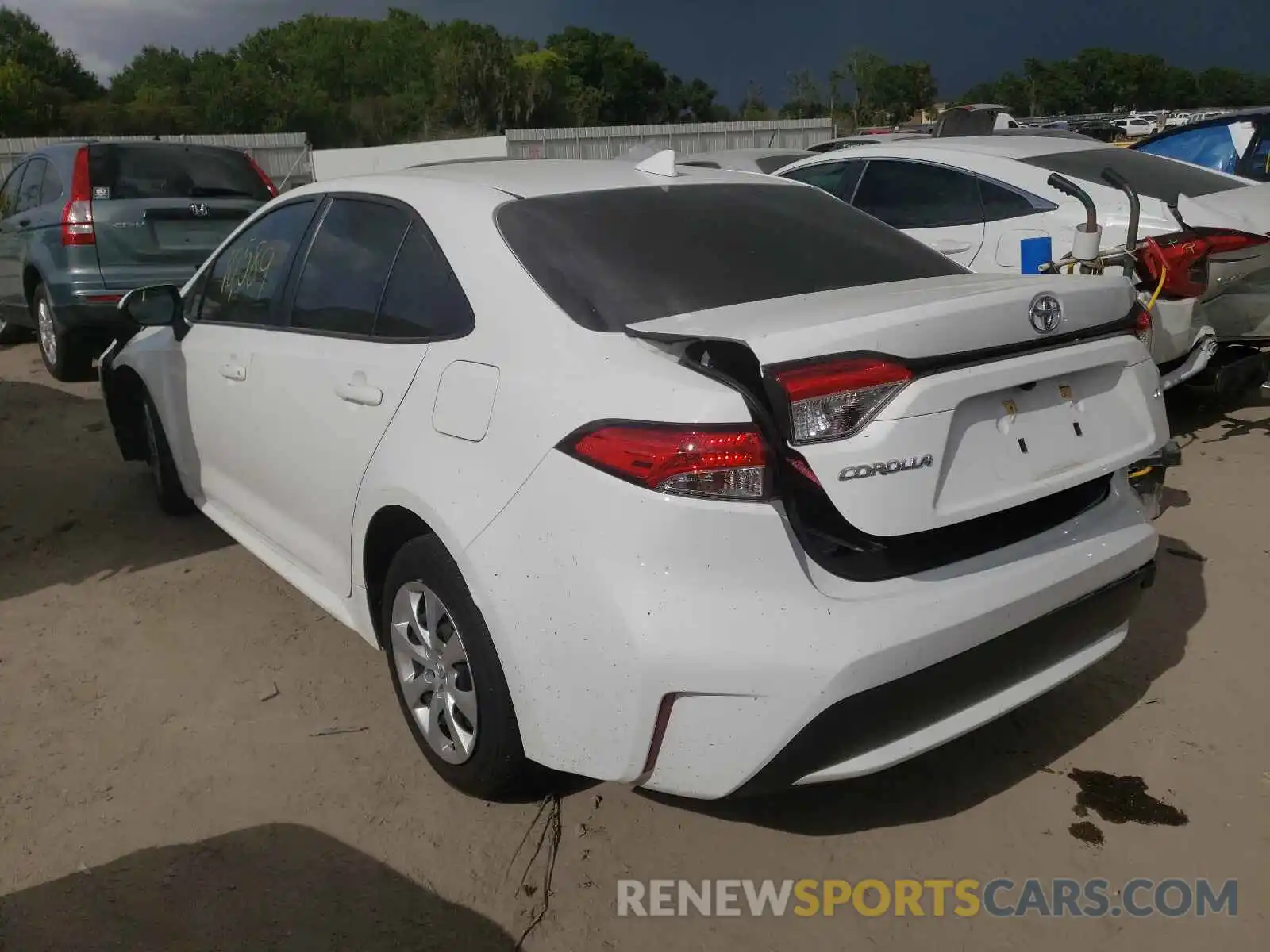 3 Photograph of a damaged car JTDEPMAE2MJ142367 TOYOTA COROLLA 2021