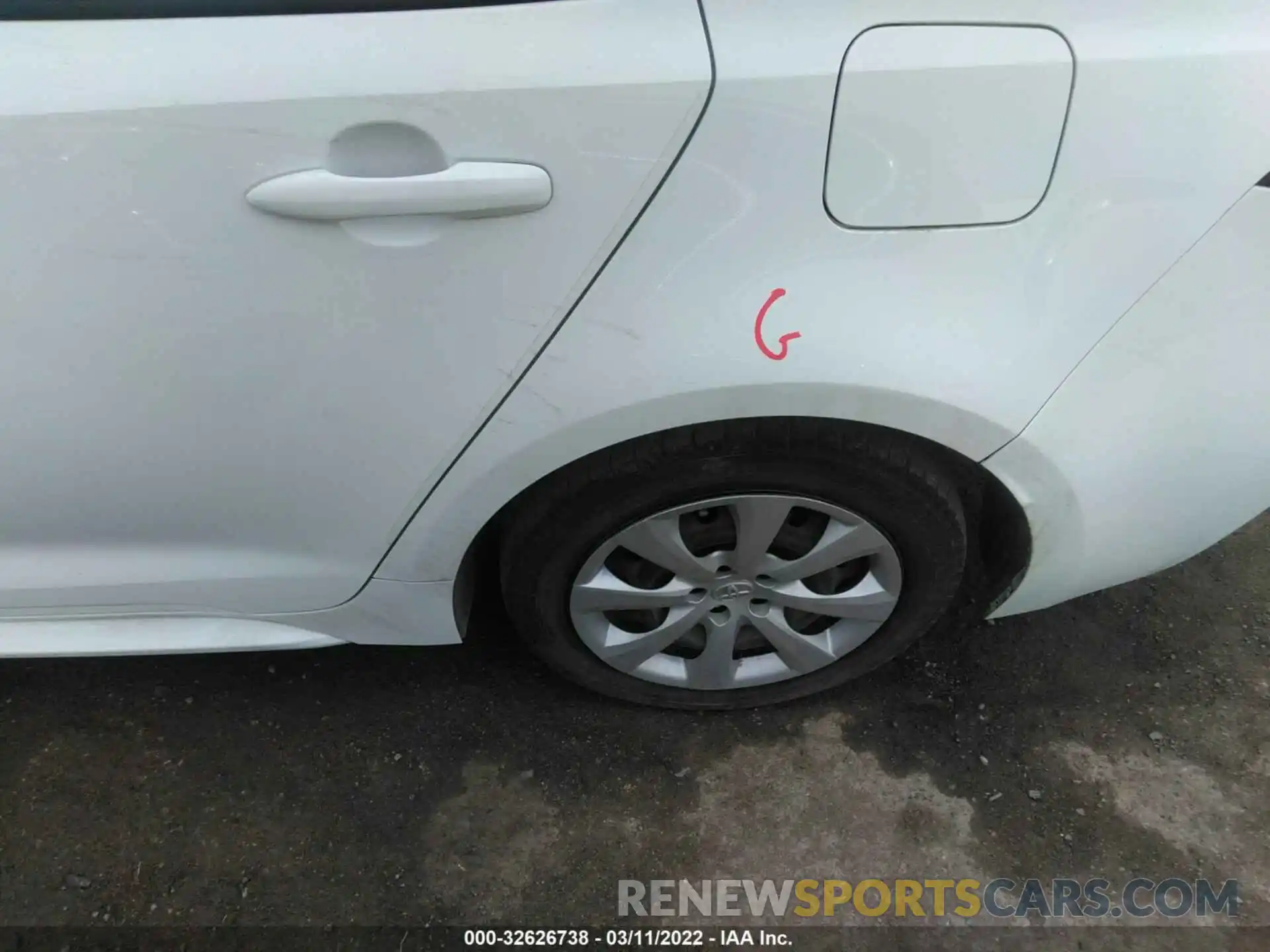 12 Photograph of a damaged car JTDEPMAE2MJ142532 TOYOTA COROLLA 2021