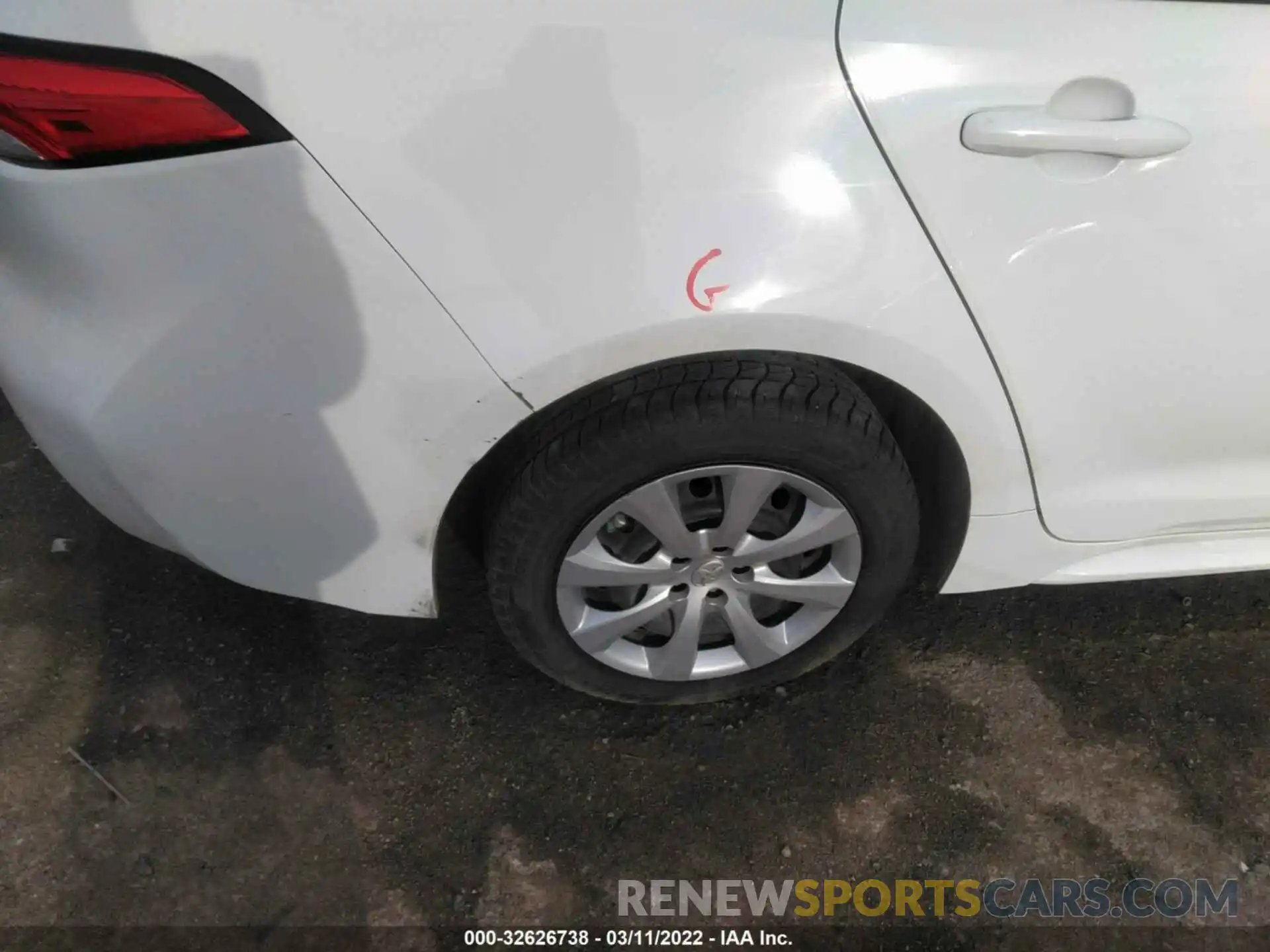 14 Photograph of a damaged car JTDEPMAE2MJ142532 TOYOTA COROLLA 2021