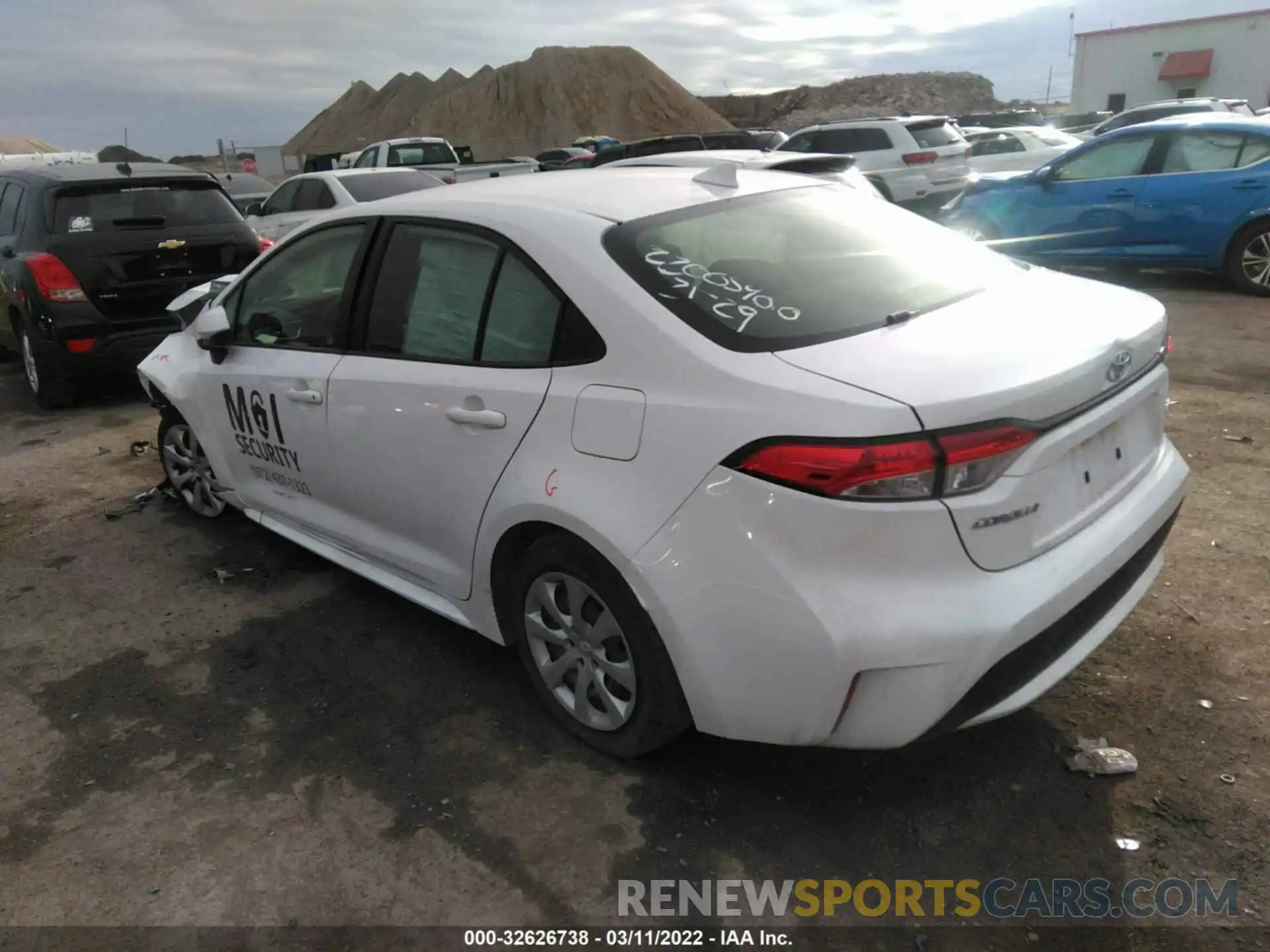 3 Photograph of a damaged car JTDEPMAE2MJ142532 TOYOTA COROLLA 2021