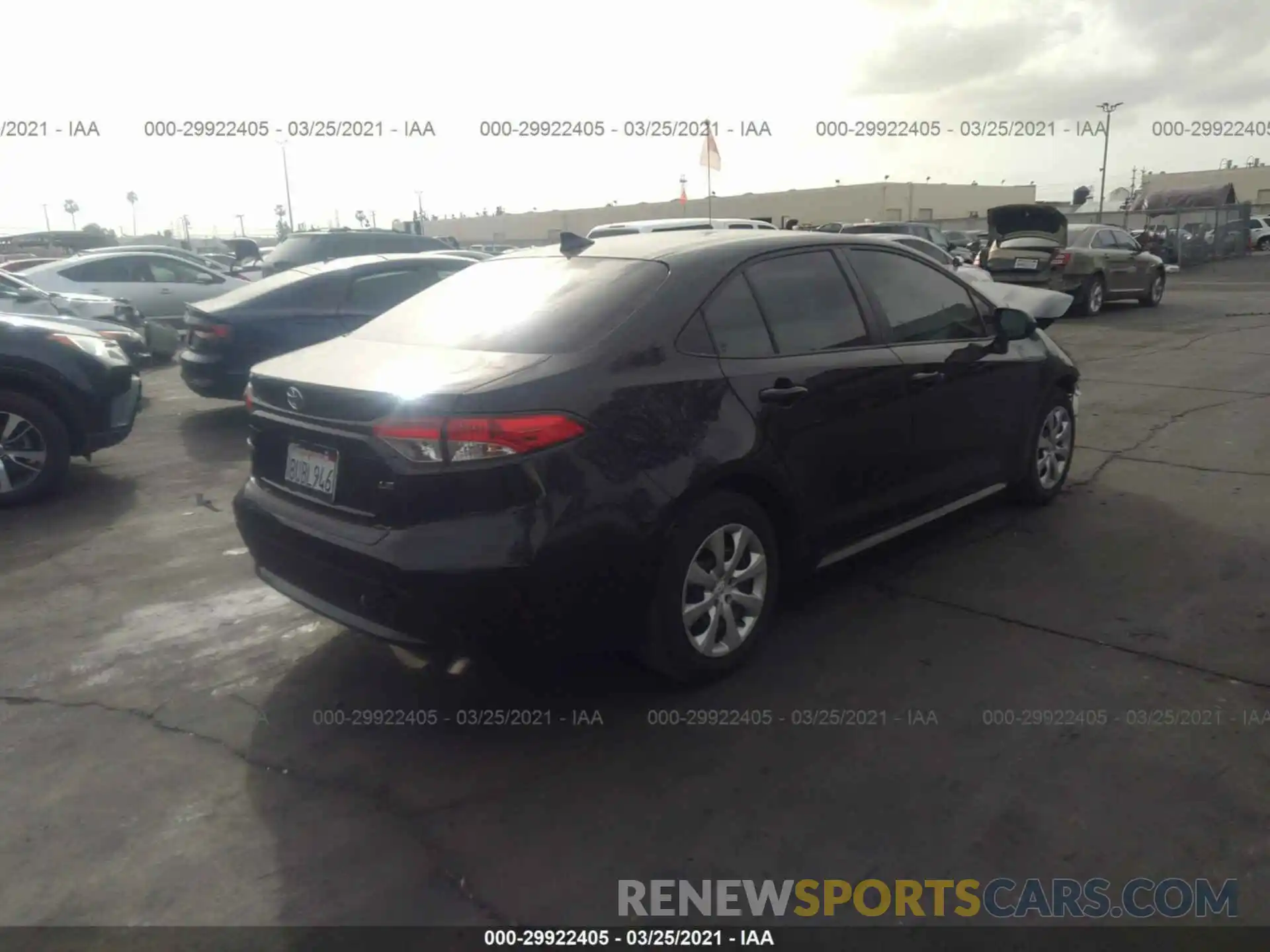 4 Photograph of a damaged car JTDEPMAE2MJ142904 TOYOTA COROLLA 2021