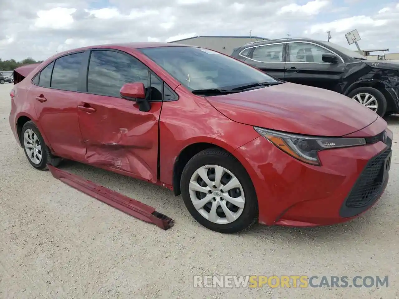 1 Photograph of a damaged car JTDEPMAE2MJ143180 TOYOTA COROLLA 2021