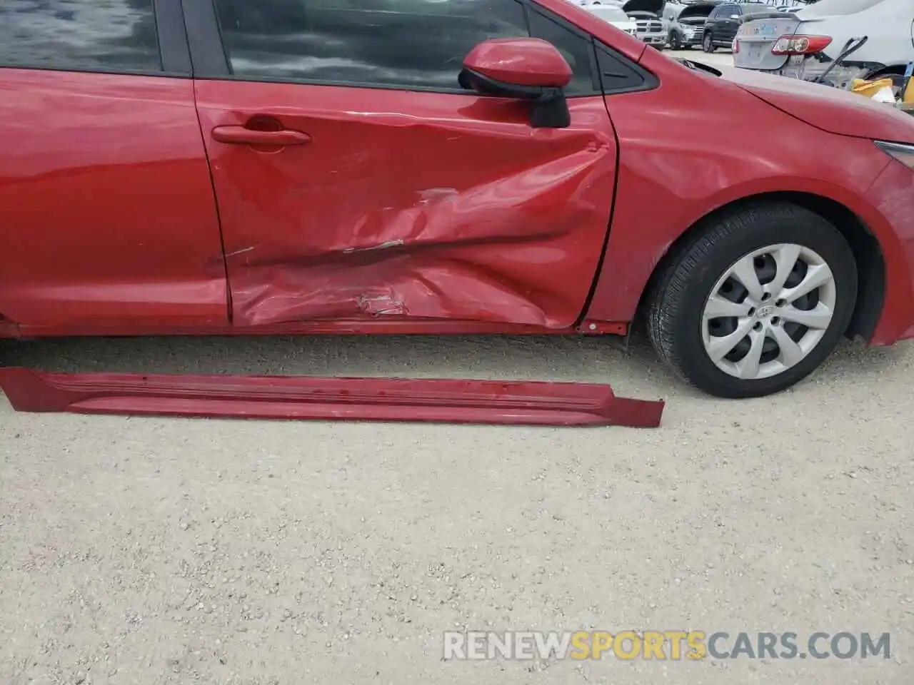 9 Photograph of a damaged car JTDEPMAE2MJ143180 TOYOTA COROLLA 2021