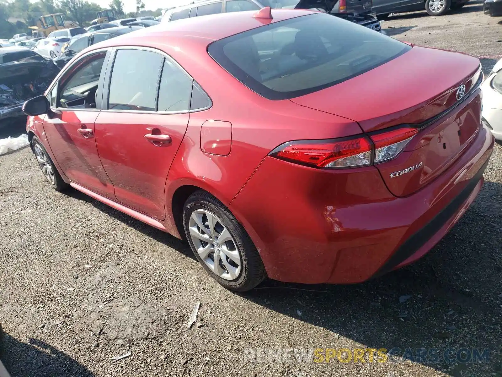 3 Photograph of a damaged car JTDEPMAE2MJ143292 TOYOTA COROLLA 2021