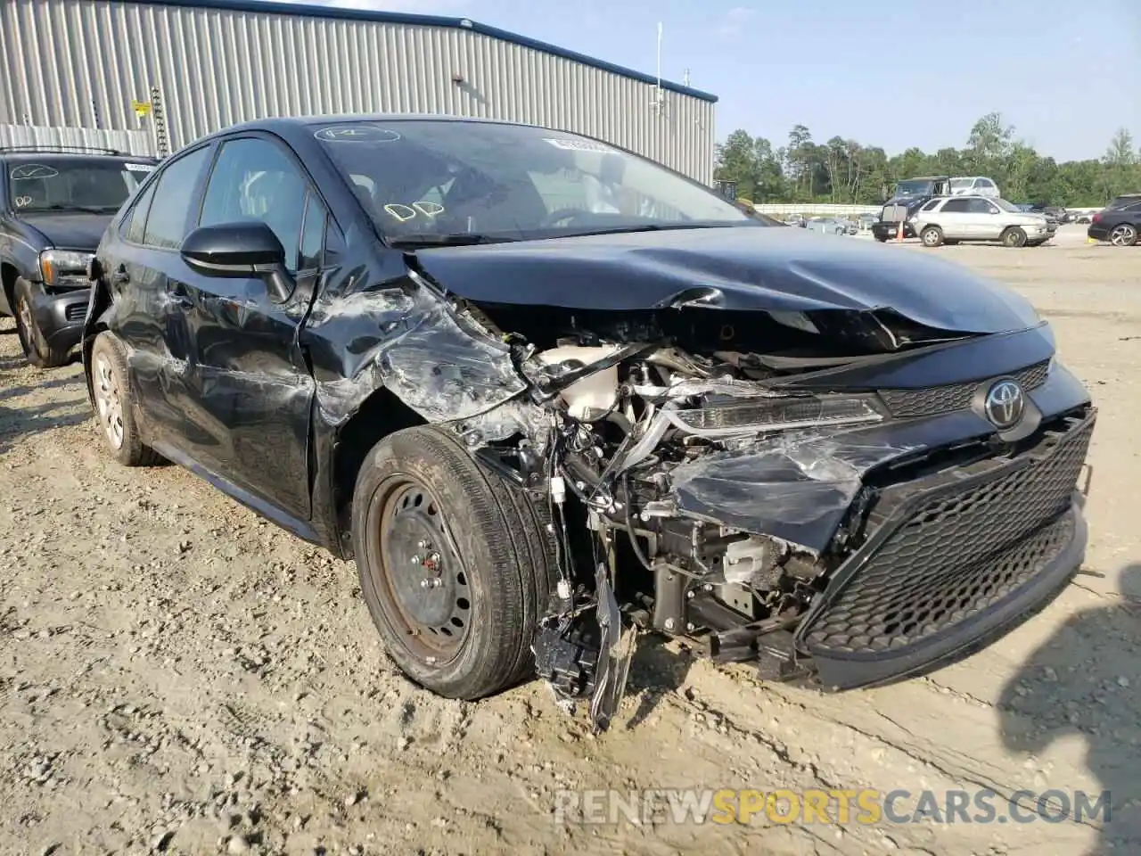 1 Photograph of a damaged car JTDEPMAE2MJ143325 TOYOTA COROLLA 2021