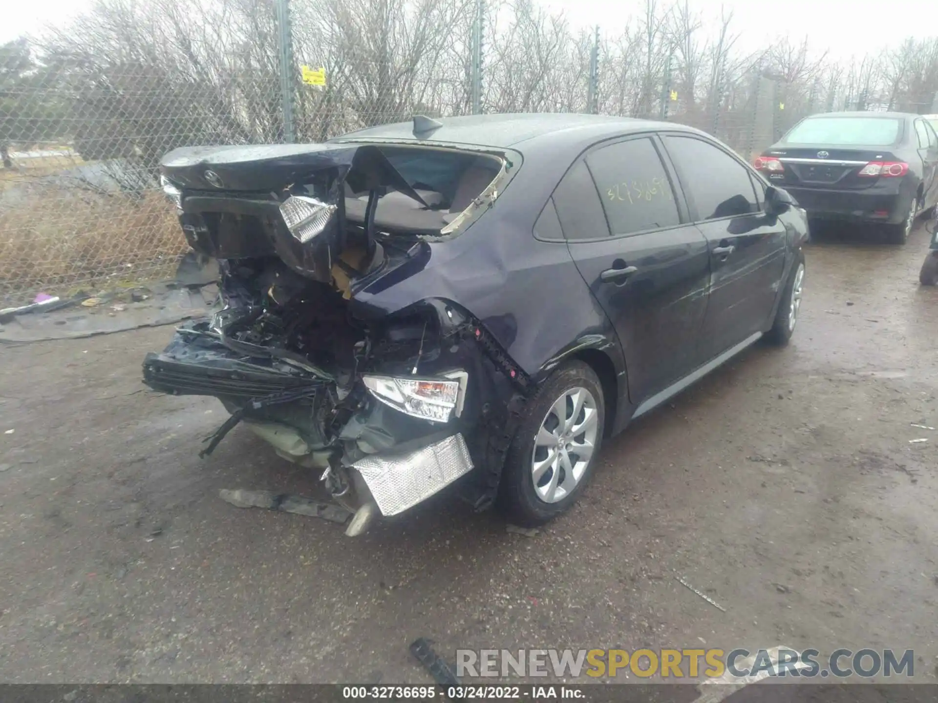 4 Photograph of a damaged car JTDEPMAE2MJ143342 TOYOTA COROLLA 2021