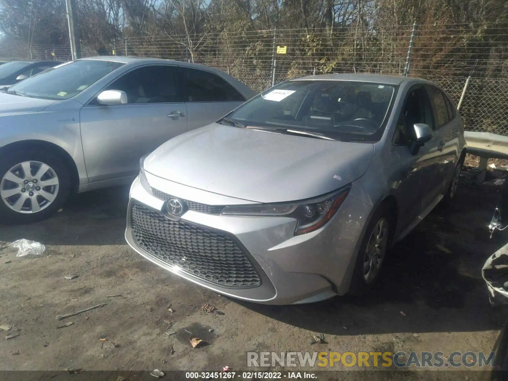 2 Photograph of a damaged car JTDEPMAE2MJ143437 TOYOTA COROLLA 2021