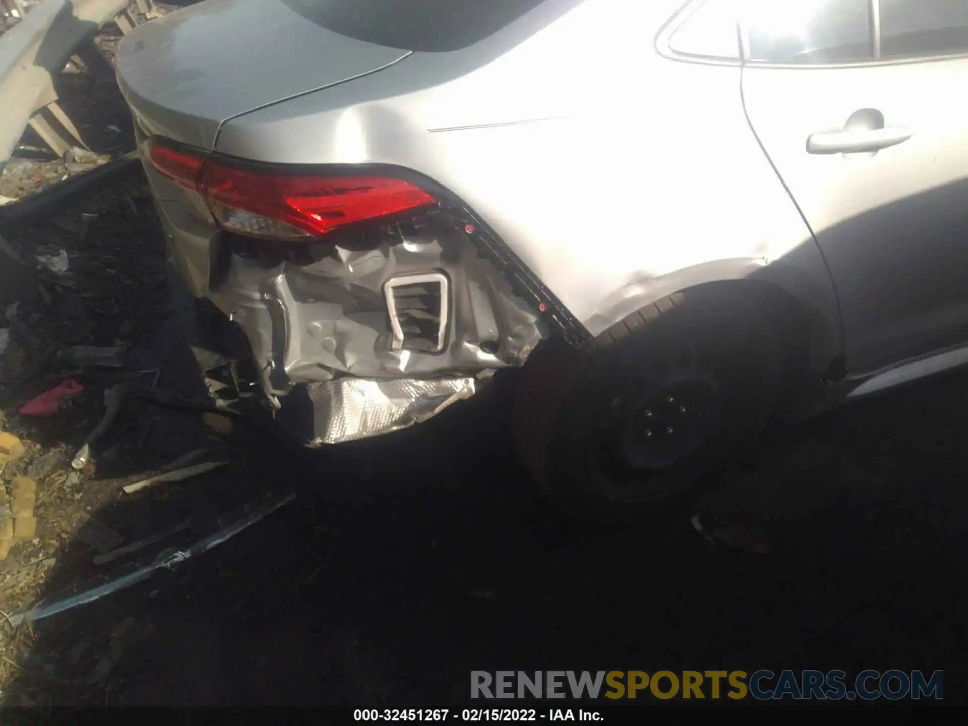 6 Photograph of a damaged car JTDEPMAE2MJ143437 TOYOTA COROLLA 2021