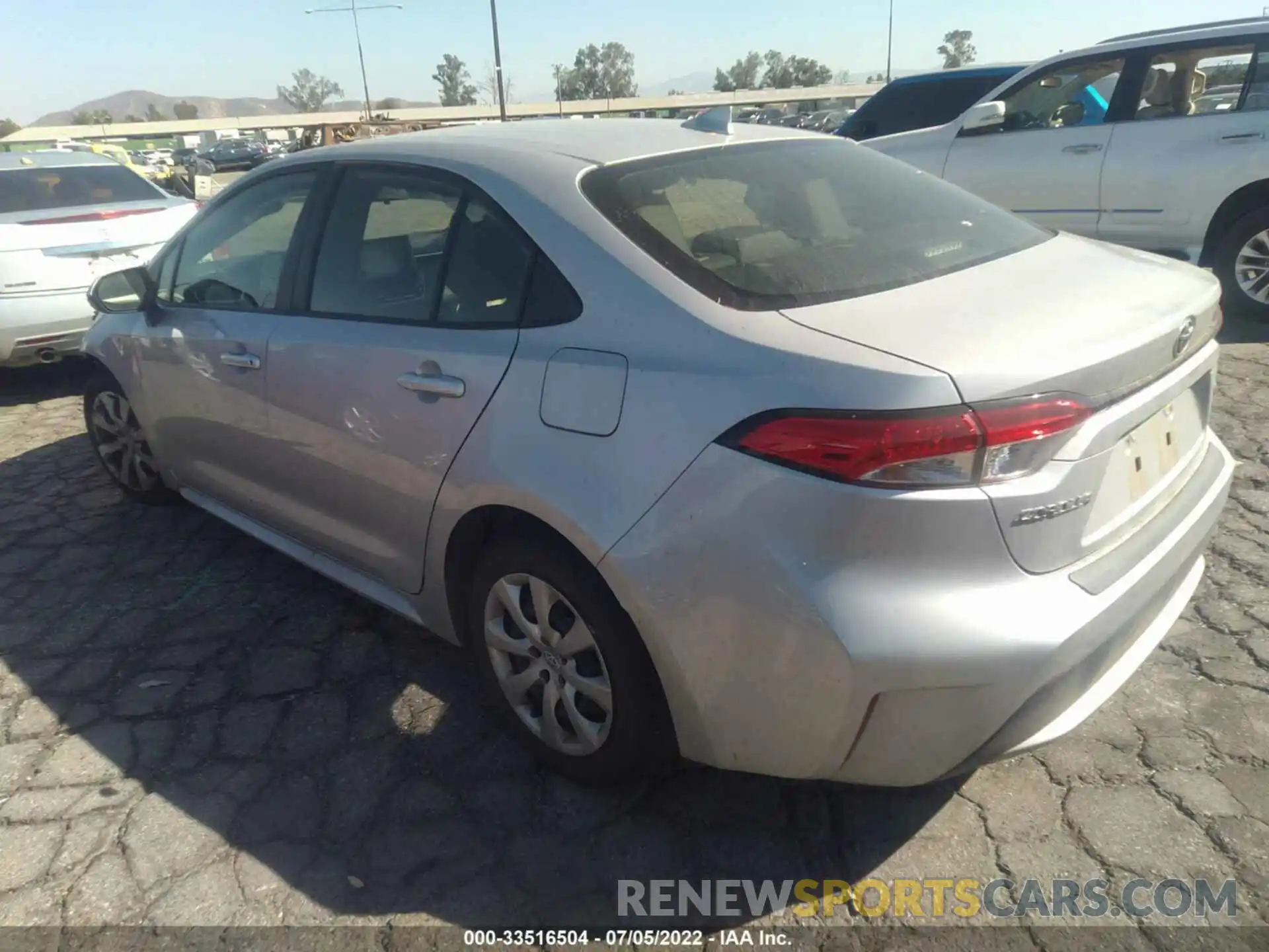 3 Photograph of a damaged car JTDEPMAE2MJ144202 TOYOTA COROLLA 2021