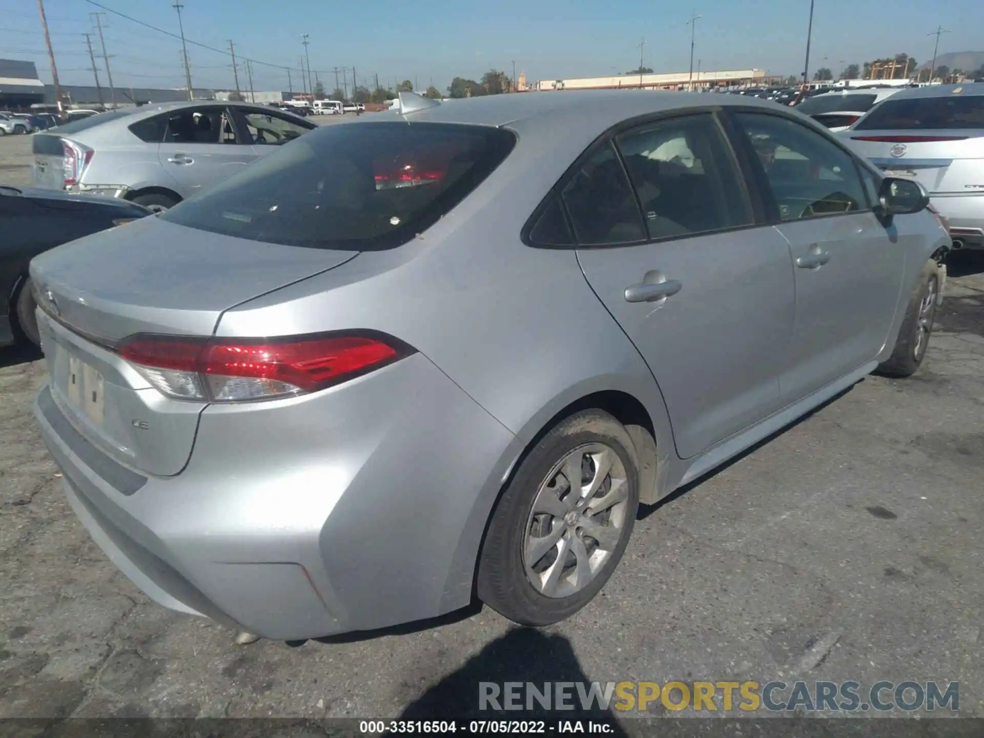 4 Photograph of a damaged car JTDEPMAE2MJ144202 TOYOTA COROLLA 2021