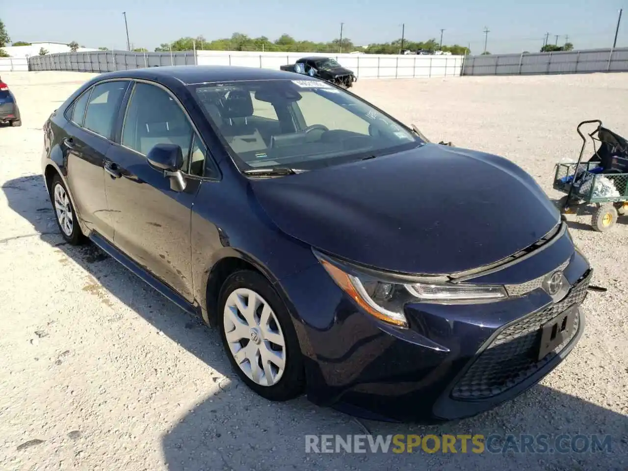 1 Photograph of a damaged car JTDEPMAE2MJ144247 TOYOTA COROLLA 2021