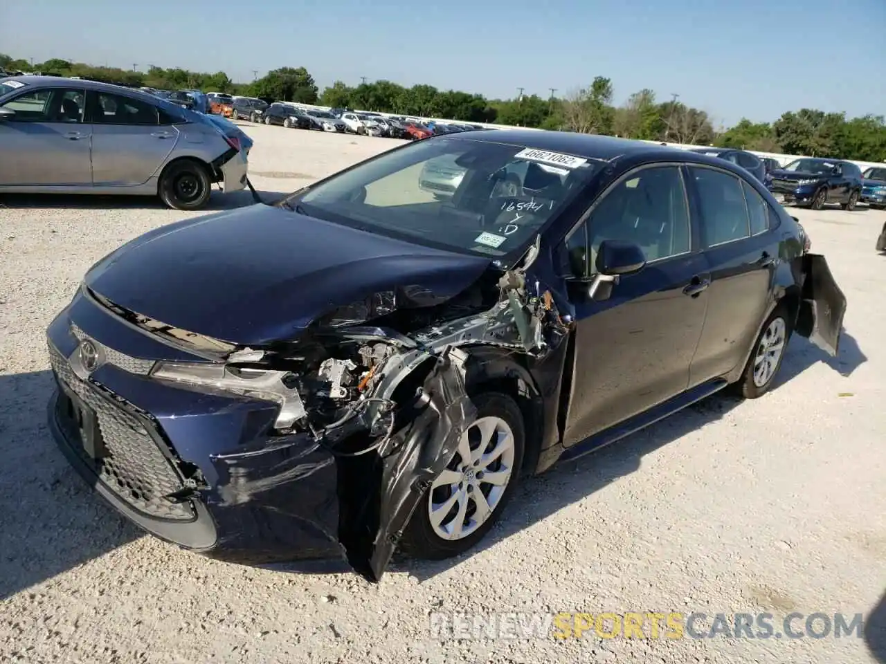 2 Photograph of a damaged car JTDEPMAE2MJ144247 TOYOTA COROLLA 2021