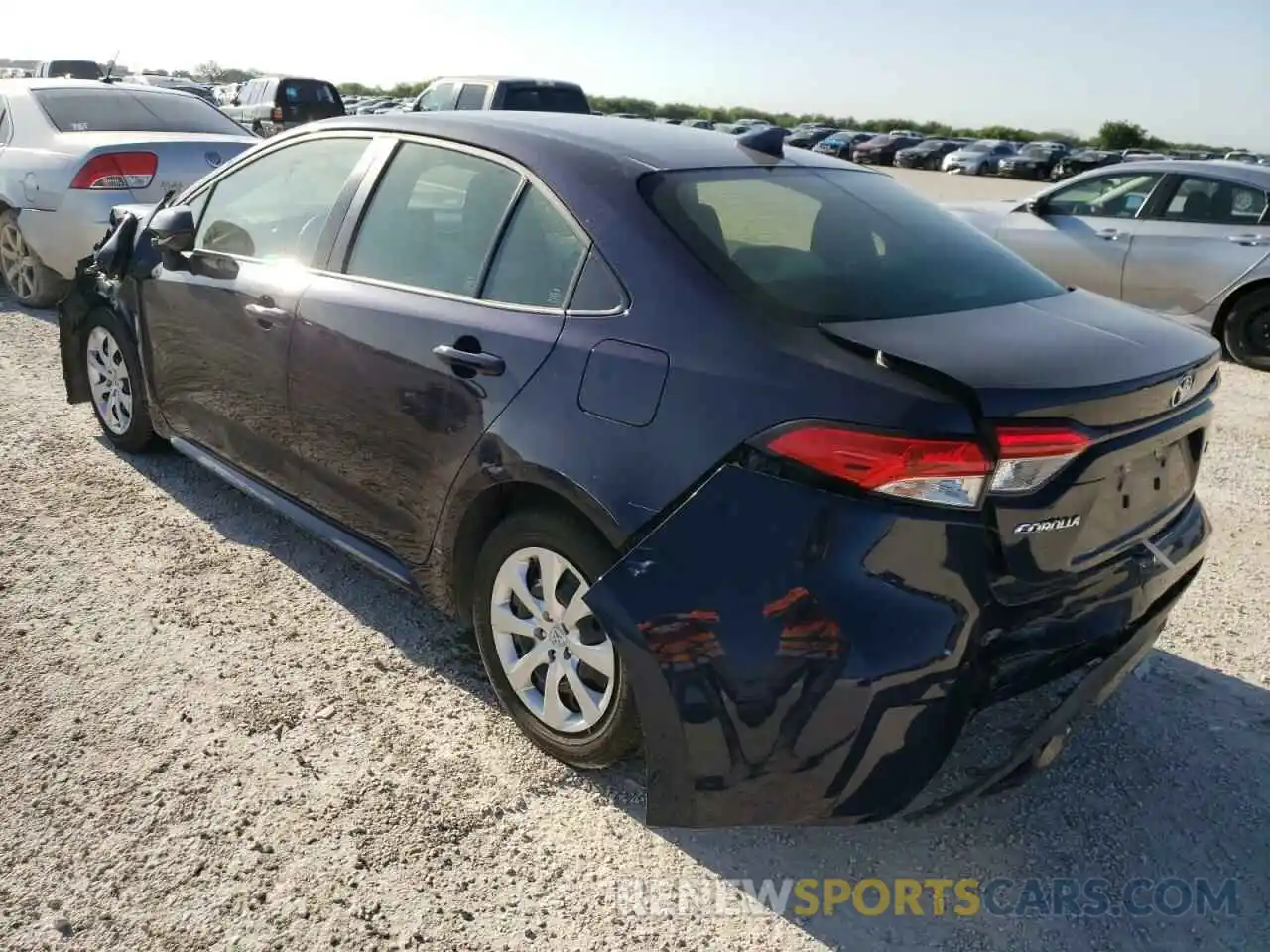 3 Photograph of a damaged car JTDEPMAE2MJ144247 TOYOTA COROLLA 2021