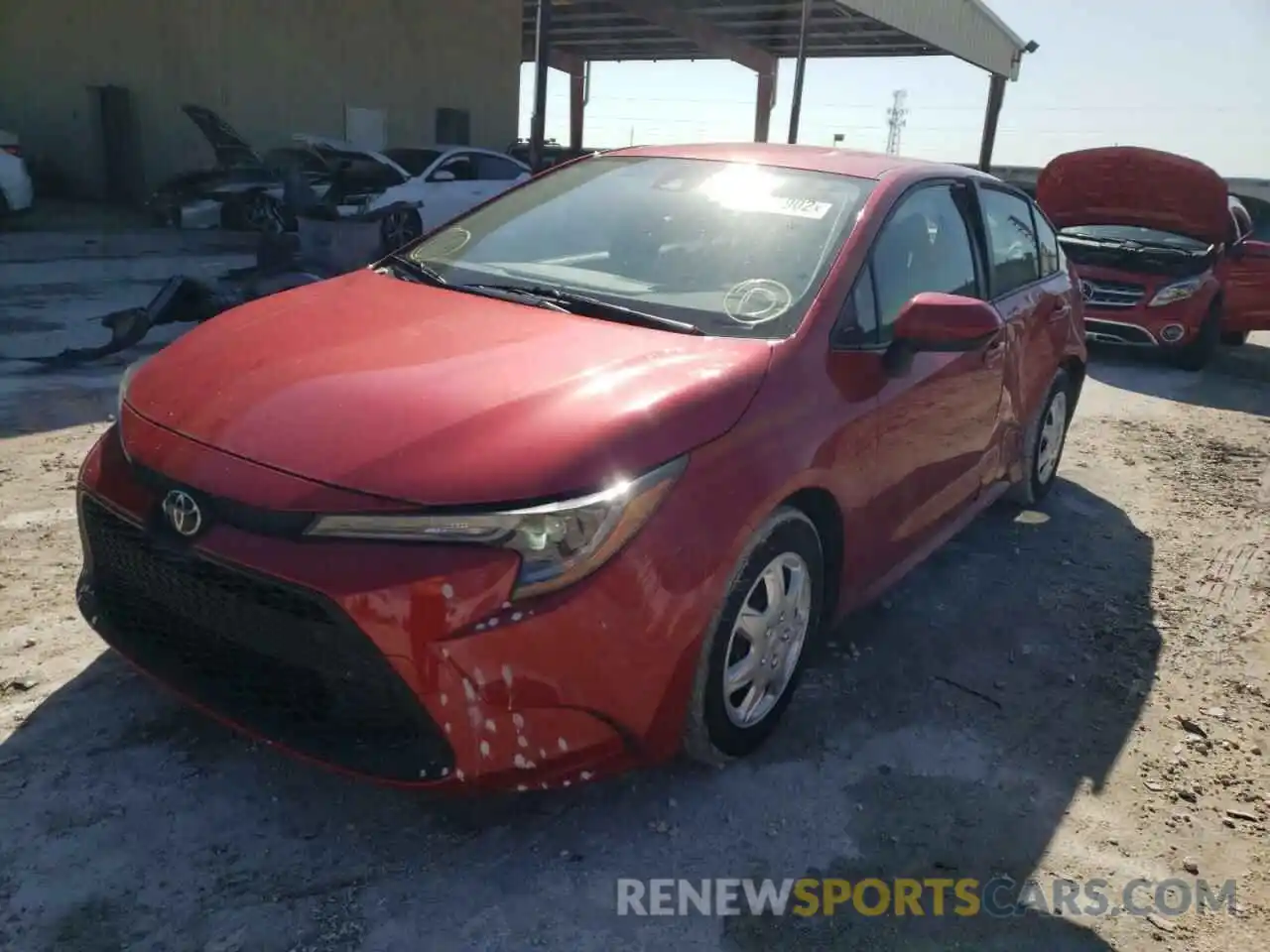 2 Photograph of a damaged car JTDEPMAE2MJ145351 TOYOTA COROLLA 2021