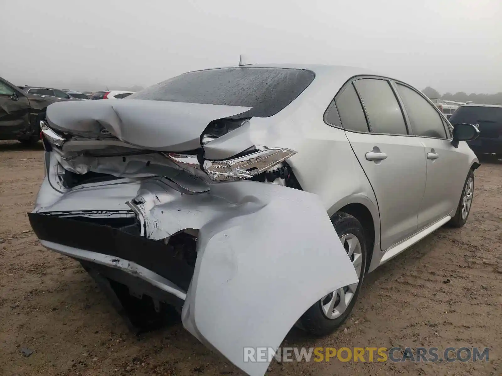 4 Photograph of a damaged car JTDEPMAE2MJ145558 TOYOTA COROLLA 2021