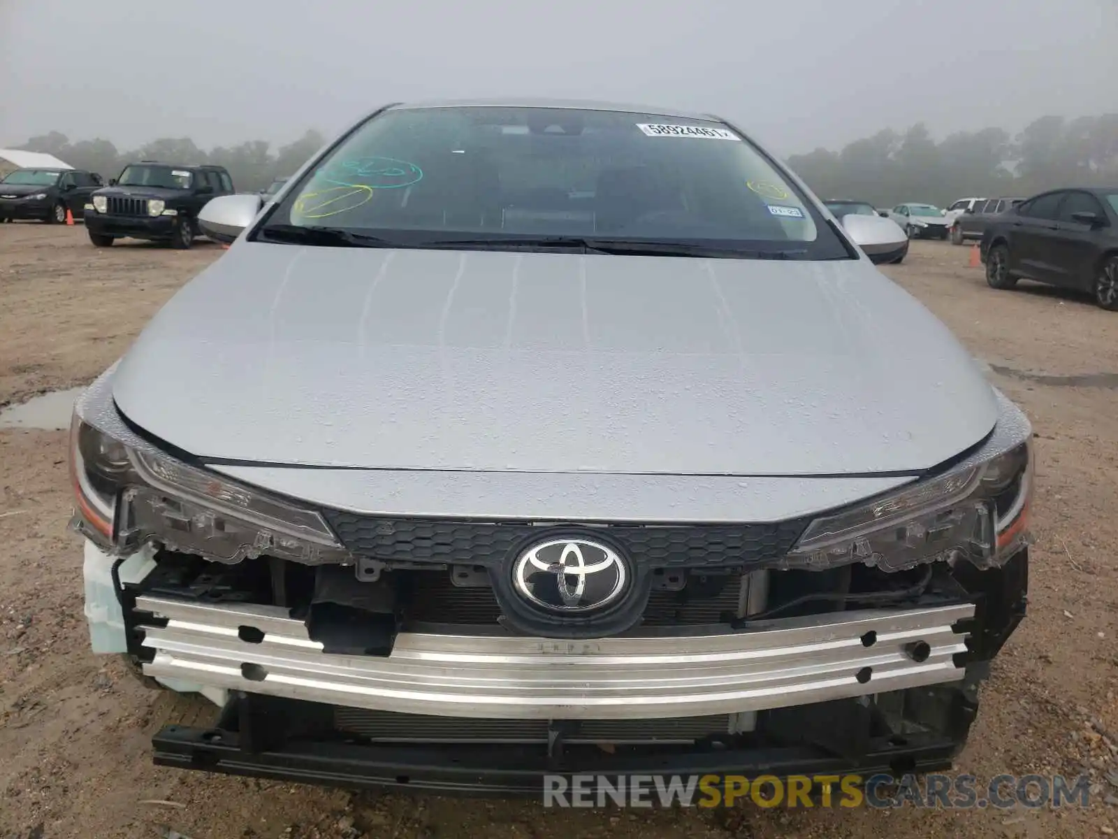 9 Photograph of a damaged car JTDEPMAE2MJ145558 TOYOTA COROLLA 2021