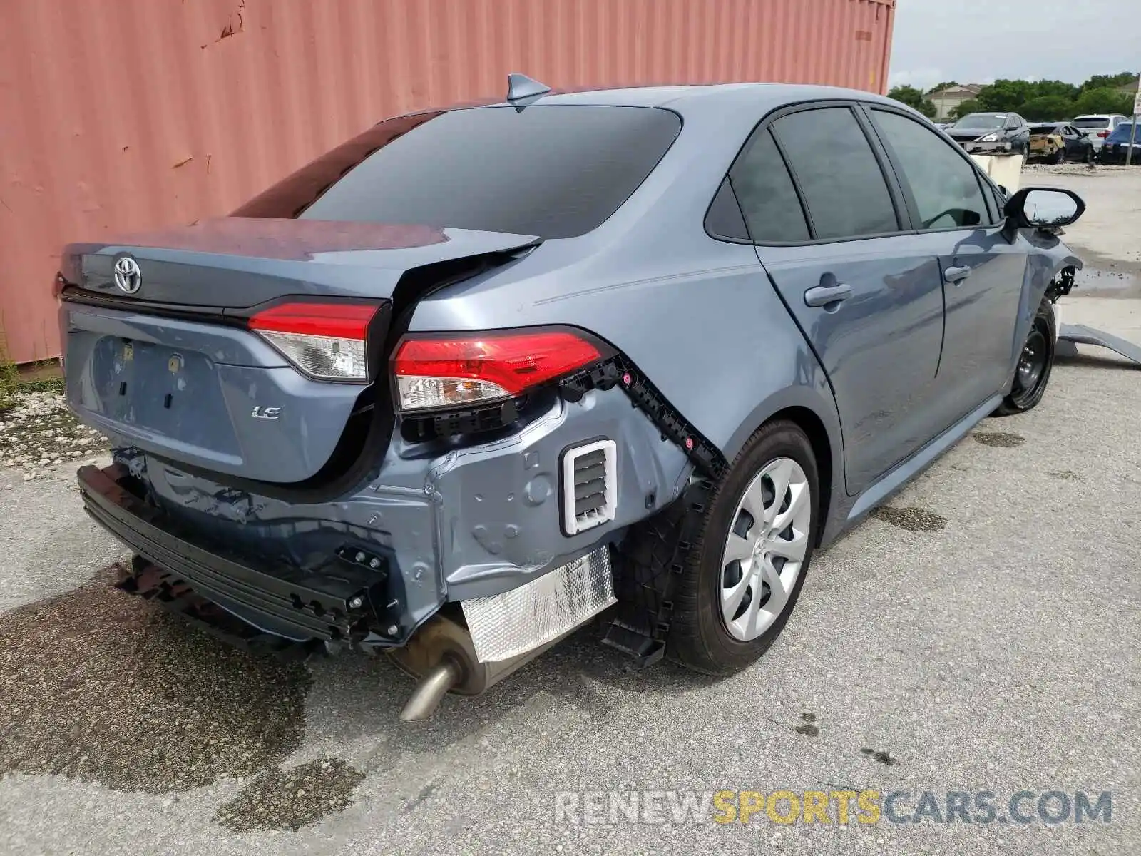 4 Photograph of a damaged car JTDEPMAE2MJ146094 TOYOTA COROLLA 2021