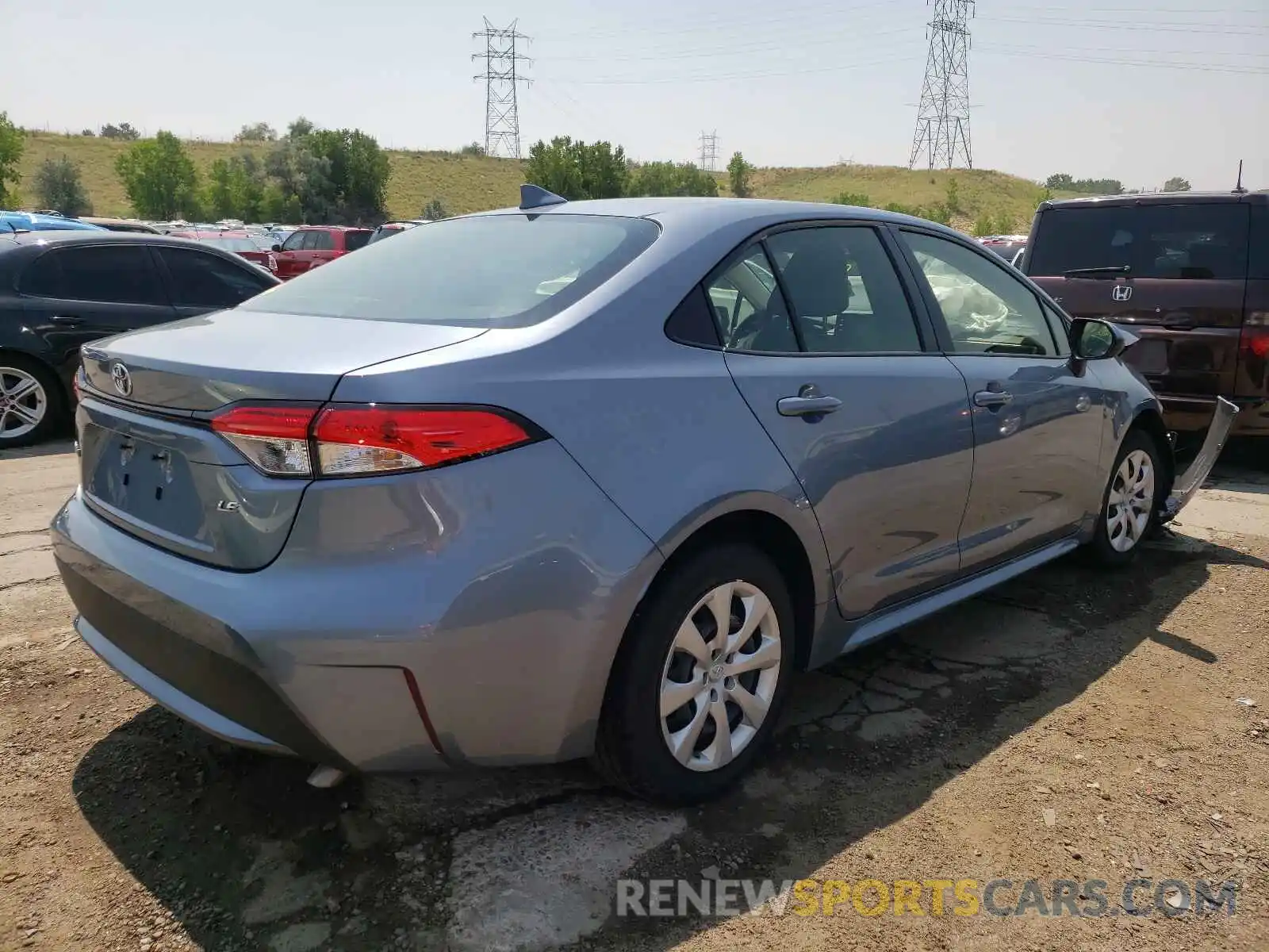 4 Photograph of a damaged car JTDEPMAE2MJ146225 TOYOTA COROLLA 2021