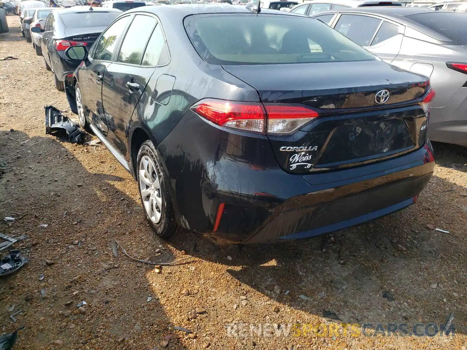 3 Photograph of a damaged car JTDEPMAE2MJ146497 TOYOTA COROLLA 2021