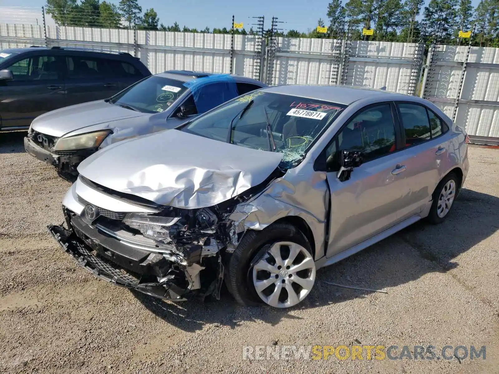 2 Photograph of a damaged car JTDEPMAE2MJ146855 TOYOTA COROLLA 2021