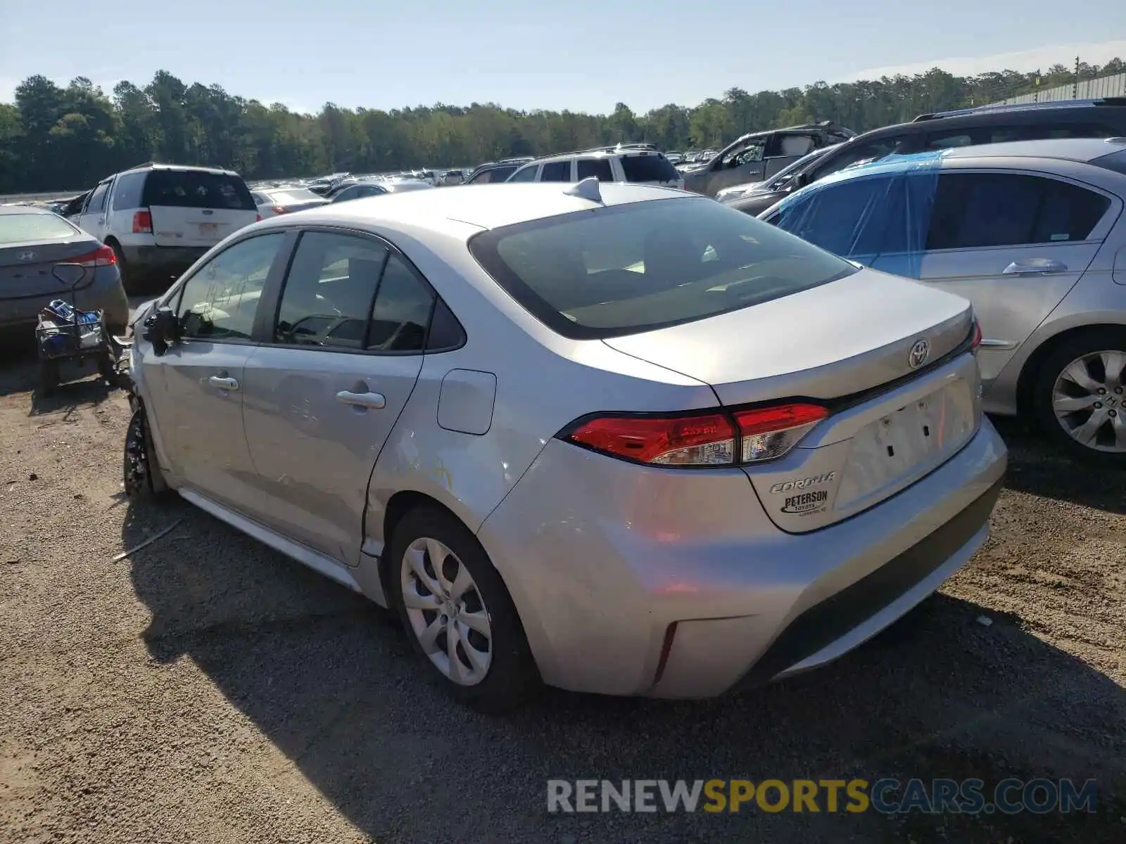 3 Photograph of a damaged car JTDEPMAE2MJ146855 TOYOTA COROLLA 2021