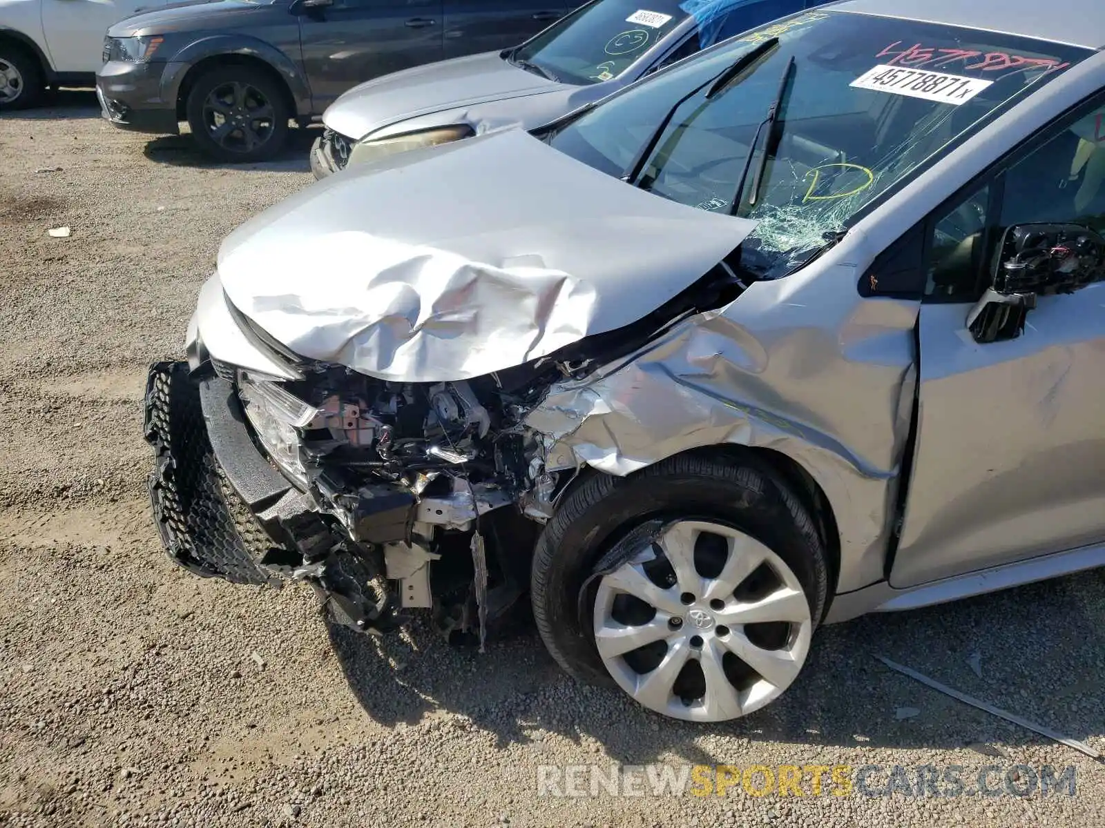 9 Photograph of a damaged car JTDEPMAE2MJ146855 TOYOTA COROLLA 2021