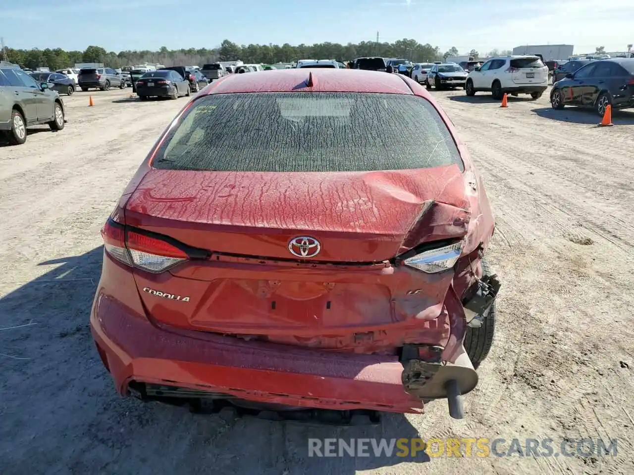 6 Photograph of a damaged car JTDEPMAE2MJ147018 TOYOTA COROLLA 2021