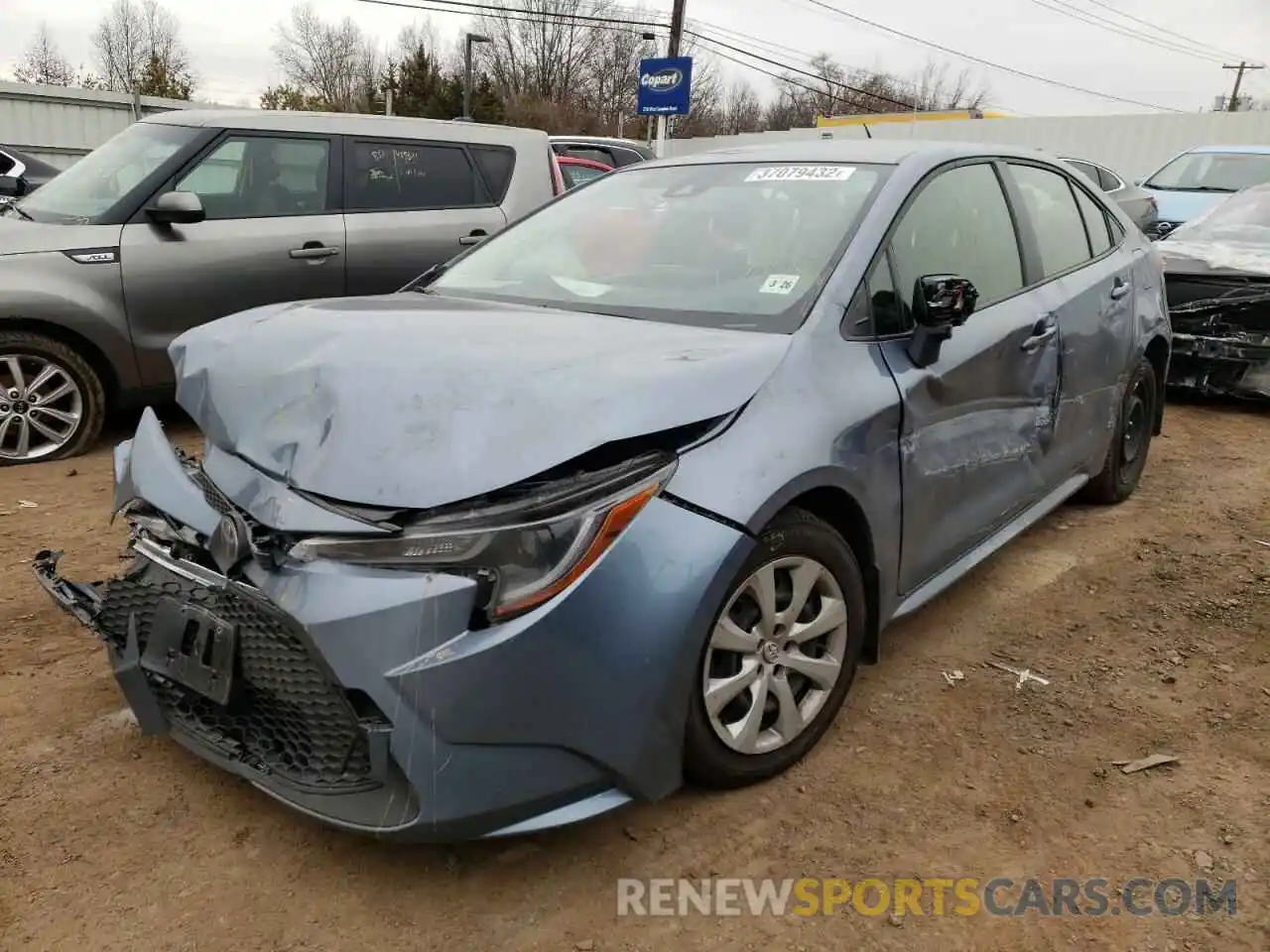 10 Photograph of a damaged car JTDEPMAE2MJ147407 TOYOTA COROLLA 2021