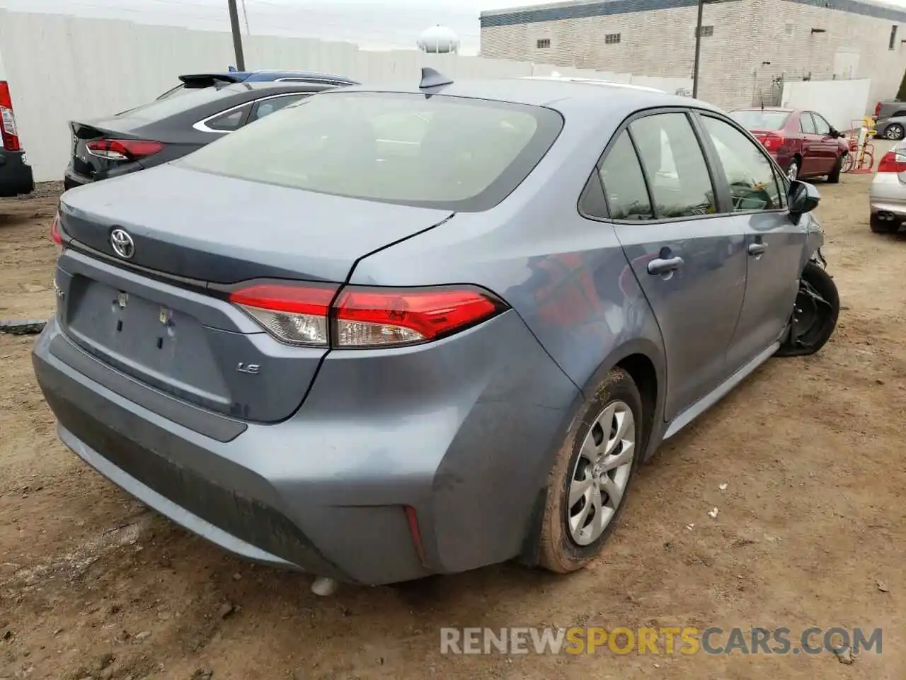 4 Photograph of a damaged car JTDEPMAE2MJ147407 TOYOTA COROLLA 2021