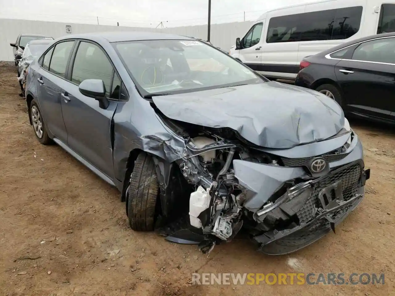 9 Photograph of a damaged car JTDEPMAE2MJ147407 TOYOTA COROLLA 2021