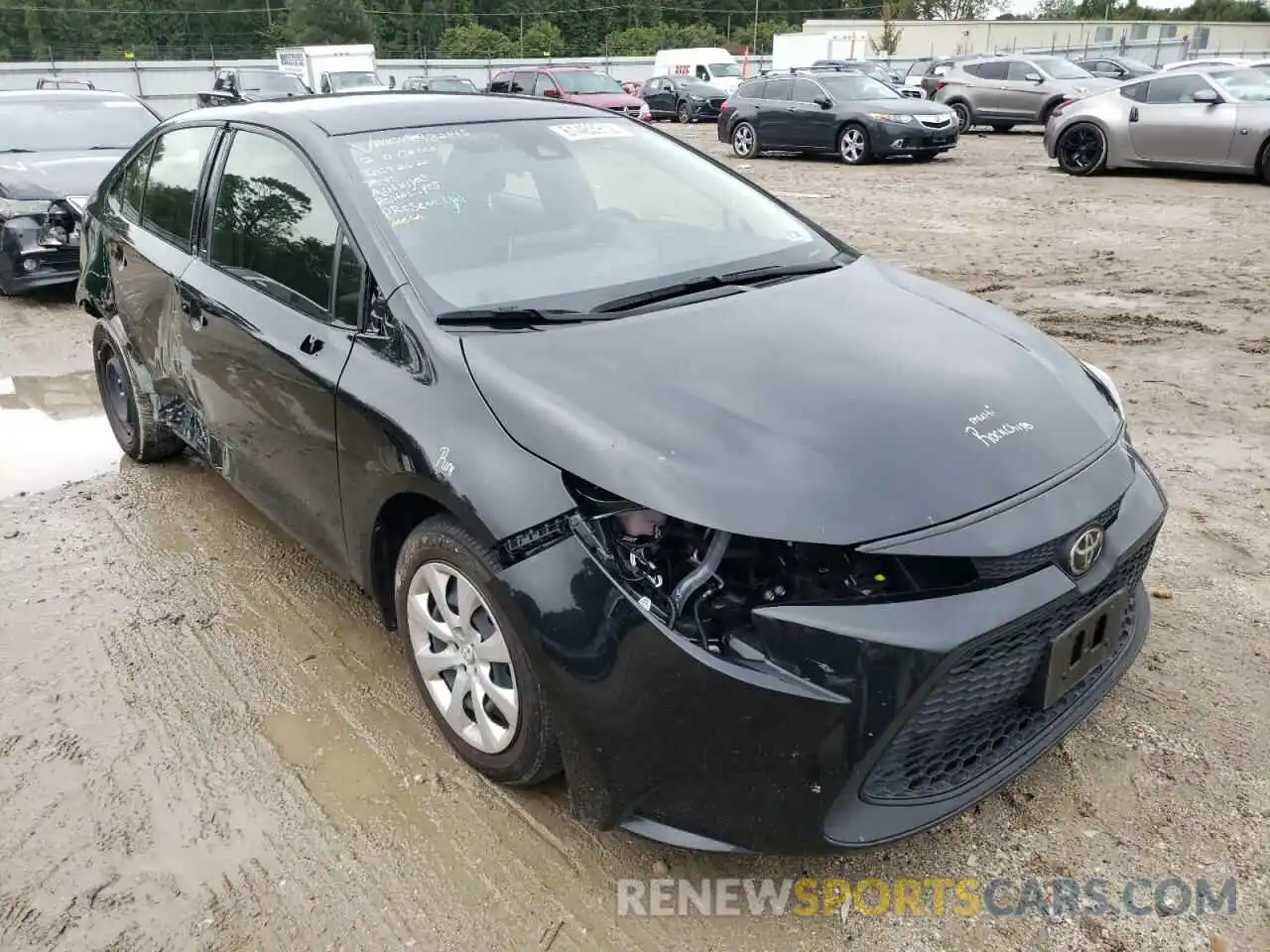 1 Photograph of a damaged car JTDEPMAE2MJ147410 TOYOTA COROLLA 2021