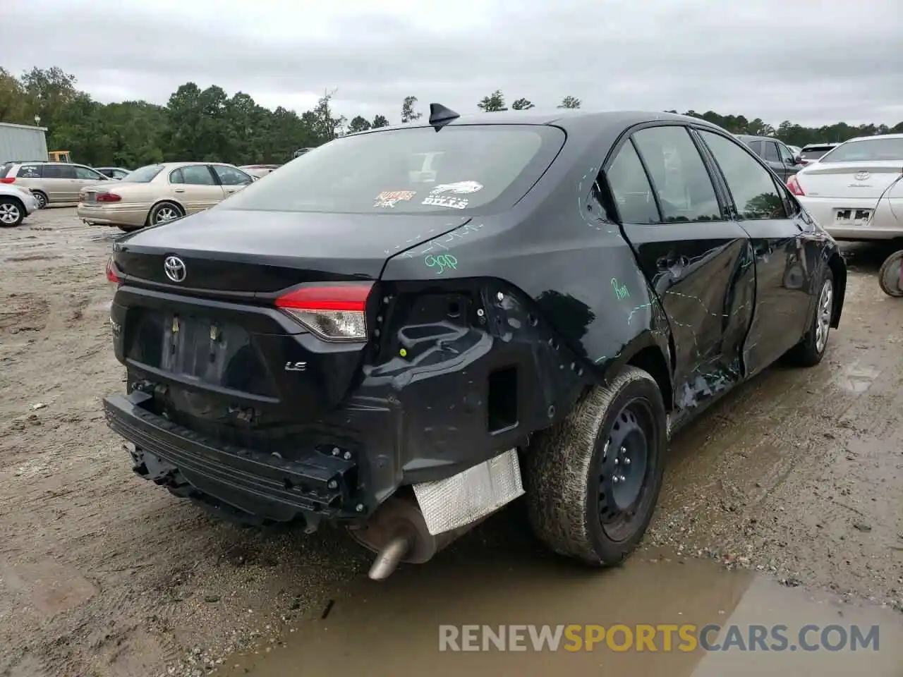 4 Photograph of a damaged car JTDEPMAE2MJ147410 TOYOTA COROLLA 2021