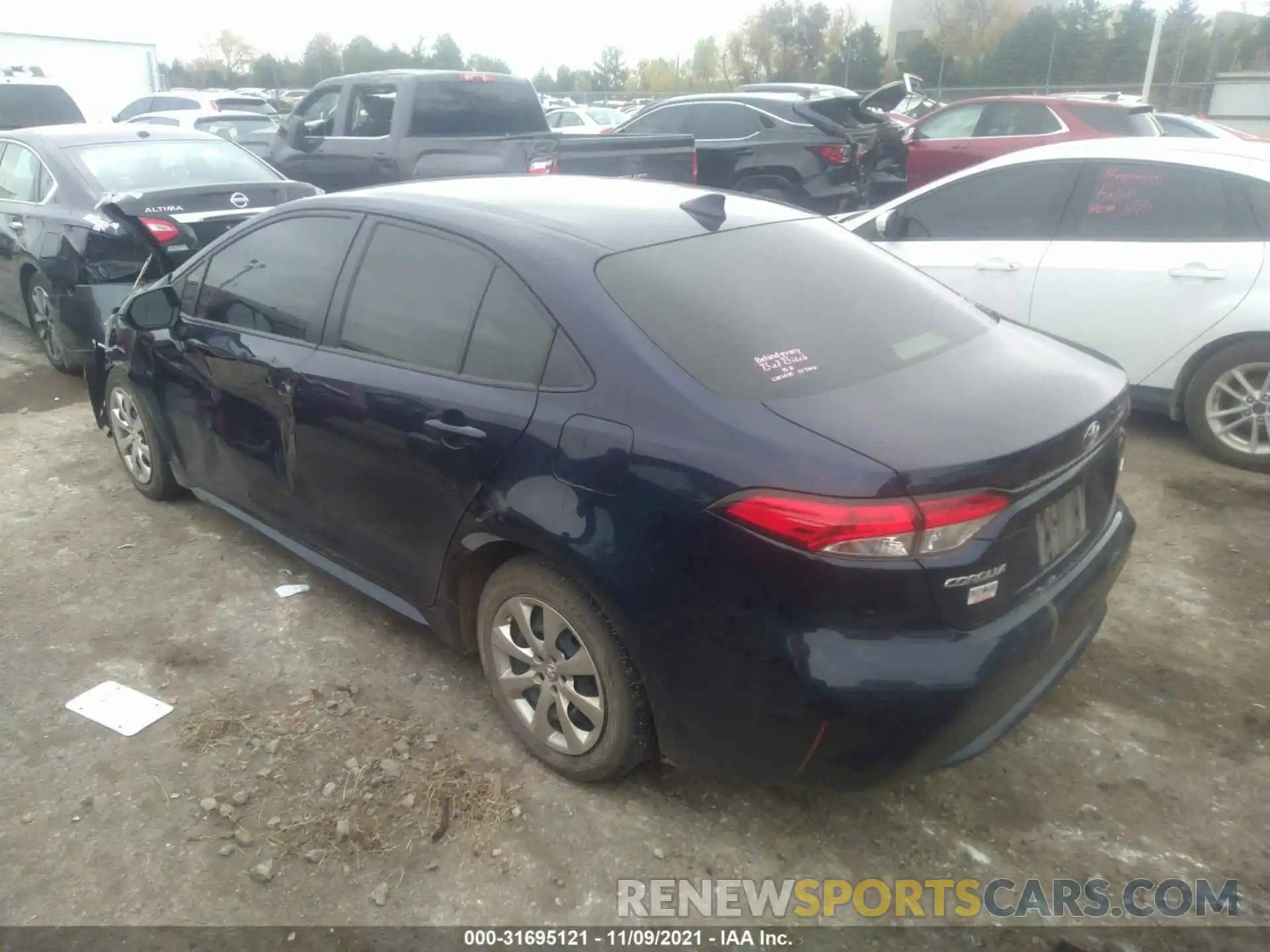 3 Photograph of a damaged car JTDEPMAE2MJ148864 TOYOTA COROLLA 2021