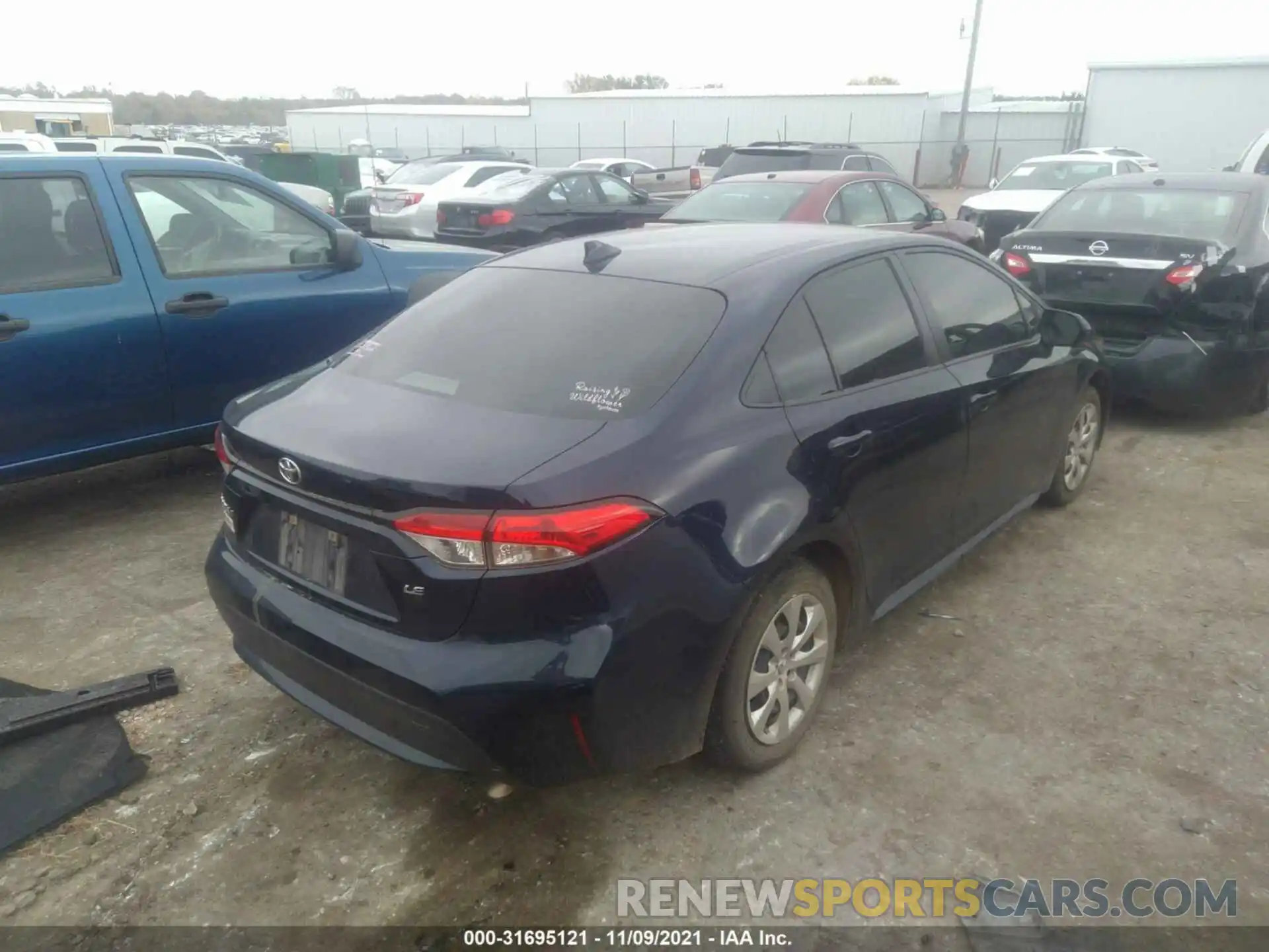 4 Photograph of a damaged car JTDEPMAE2MJ148864 TOYOTA COROLLA 2021