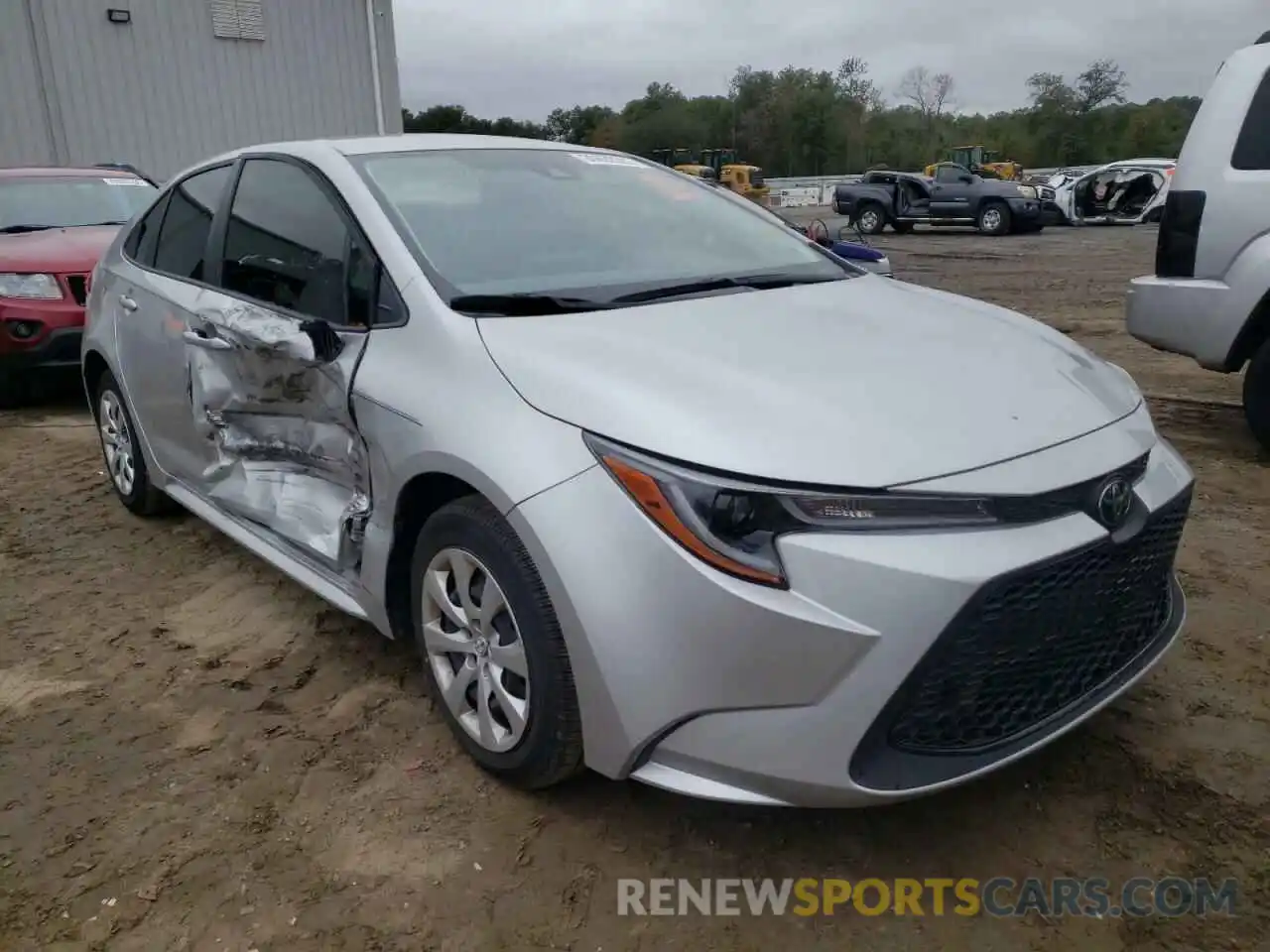 1 Photograph of a damaged car JTDEPMAE2MJ149366 TOYOTA COROLLA 2021