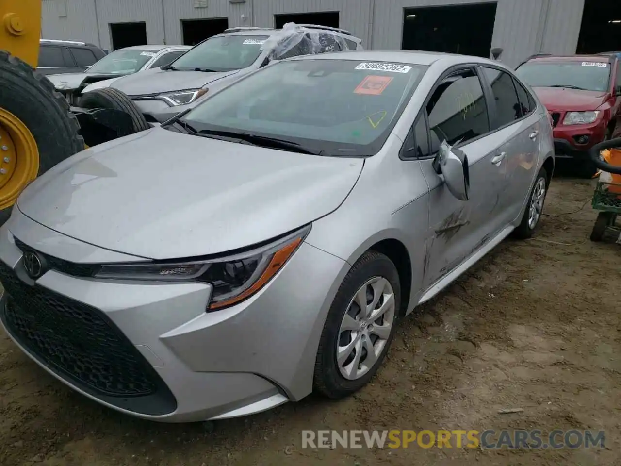 2 Photograph of a damaged car JTDEPMAE2MJ149366 TOYOTA COROLLA 2021