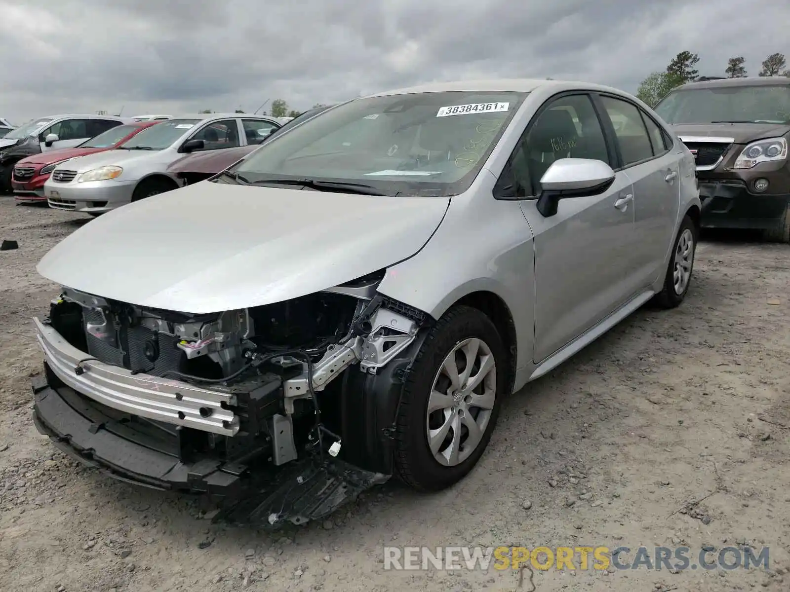 2 Photograph of a damaged car JTDEPMAE2MJ150517 TOYOTA COROLLA 2021