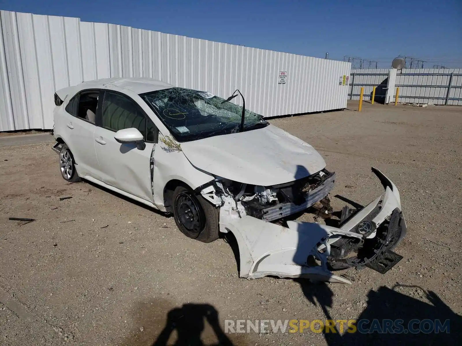 1 Photograph of a damaged car JTDEPMAE2MJ151828 TOYOTA COROLLA 2021