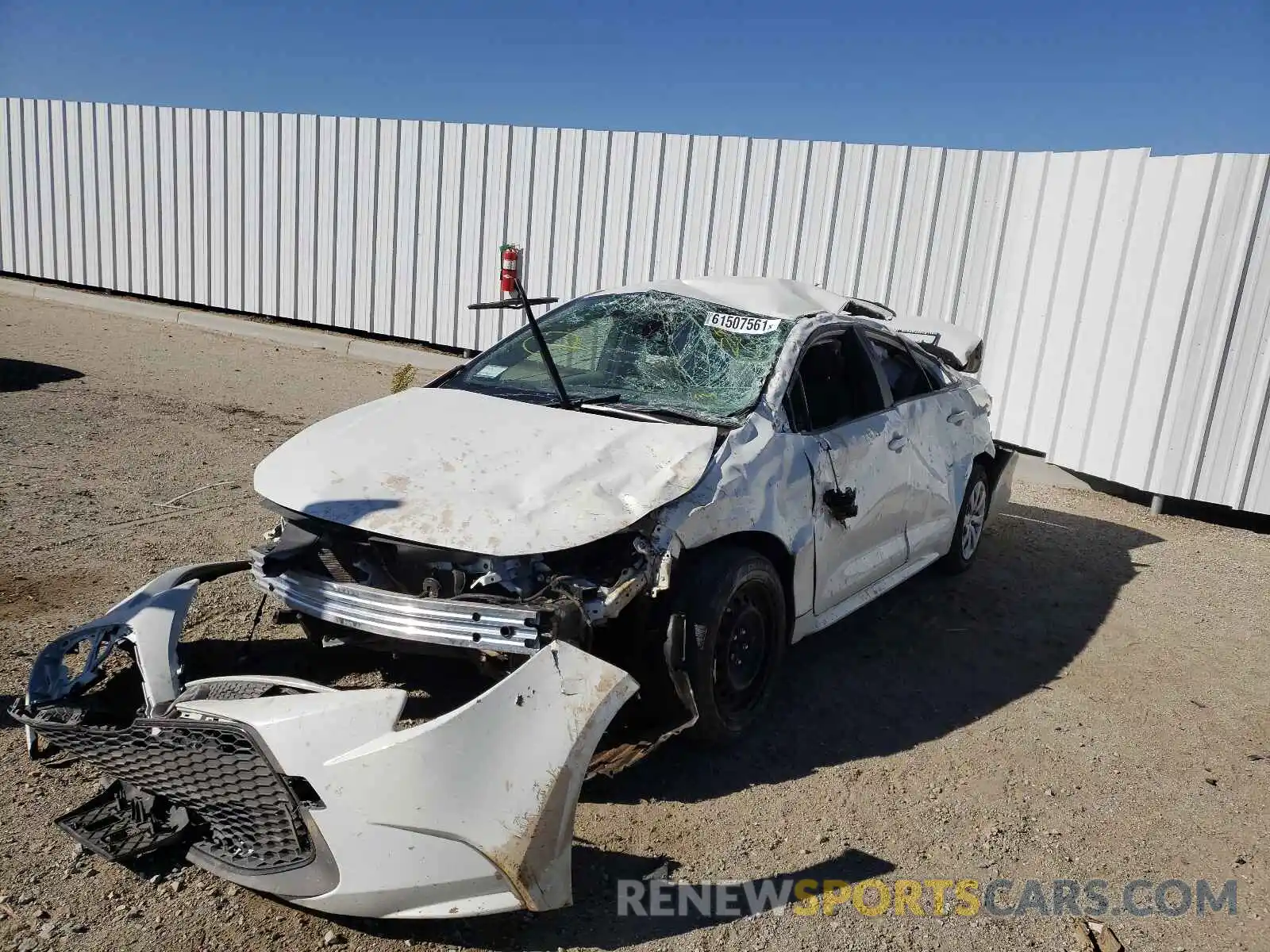 2 Photograph of a damaged car JTDEPMAE2MJ151828 TOYOTA COROLLA 2021