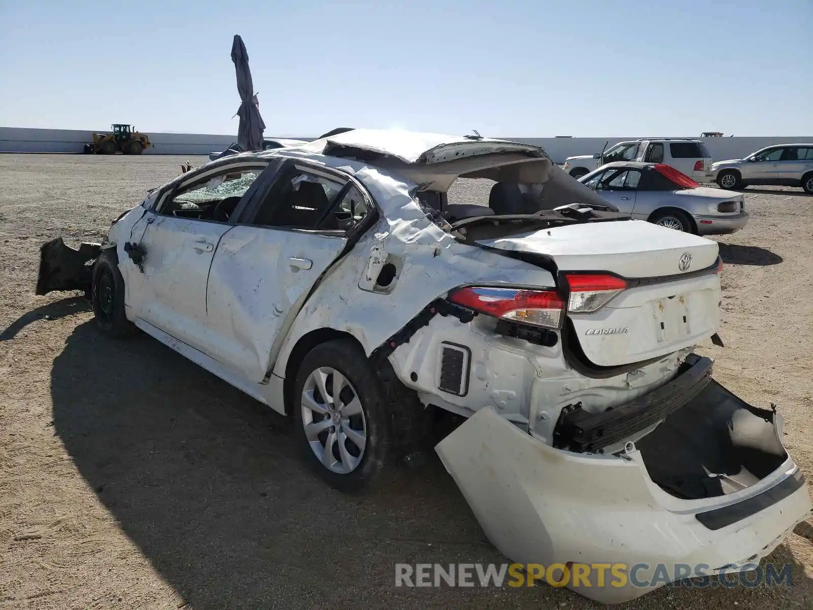 3 Photograph of a damaged car JTDEPMAE2MJ151828 TOYOTA COROLLA 2021