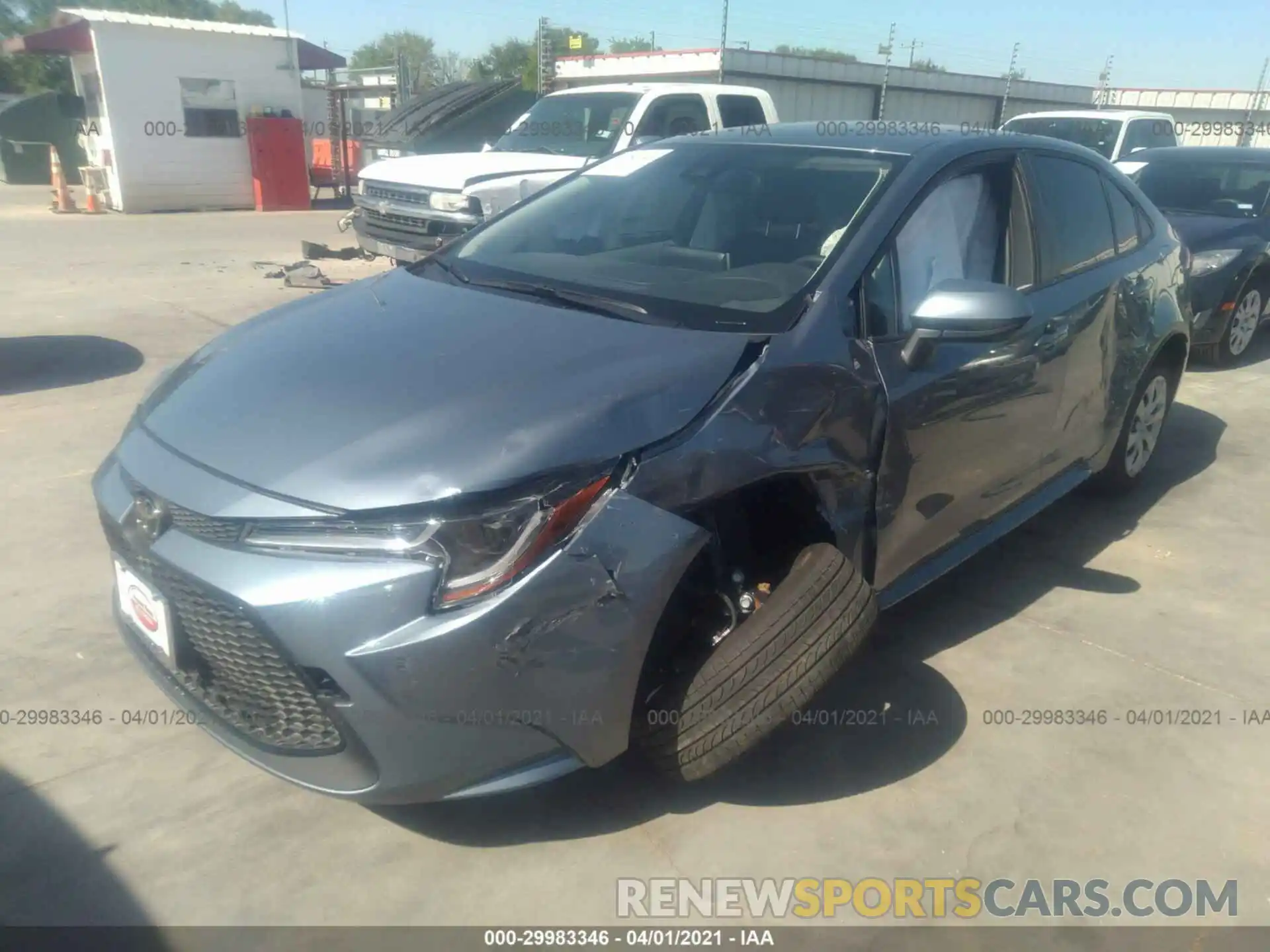 2 Photograph of a damaged car JTDEPMAE2MJ151862 TOYOTA COROLLA 2021