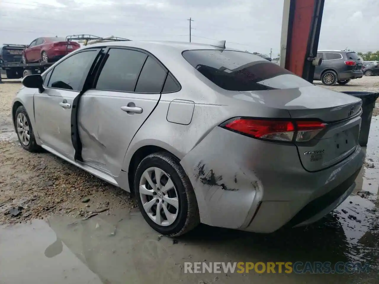 3 Photograph of a damaged car JTDEPMAE2MJ152493 TOYOTA COROLLA 2021