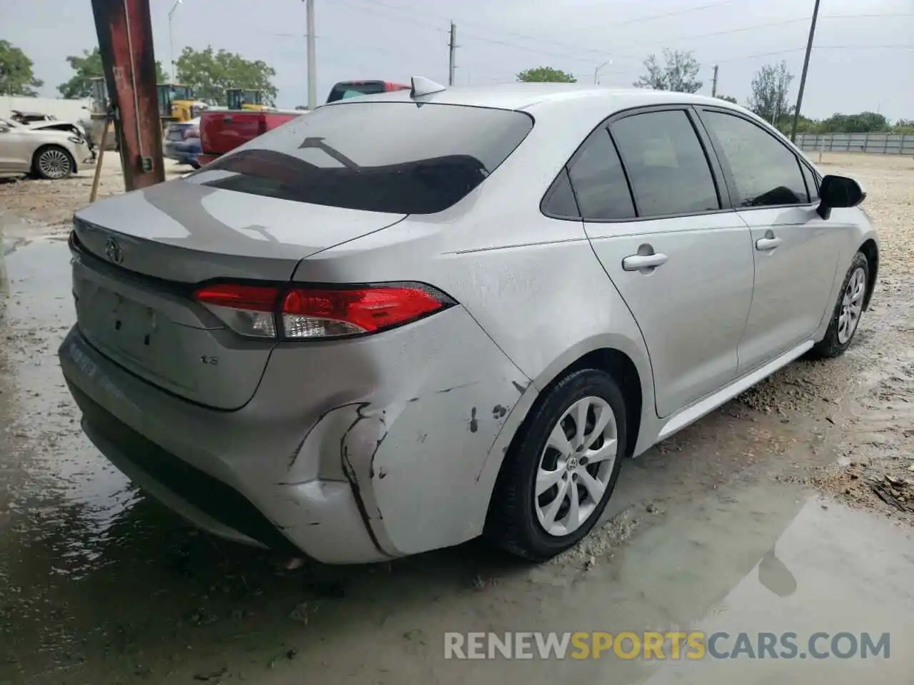 4 Photograph of a damaged car JTDEPMAE2MJ152493 TOYOTA COROLLA 2021