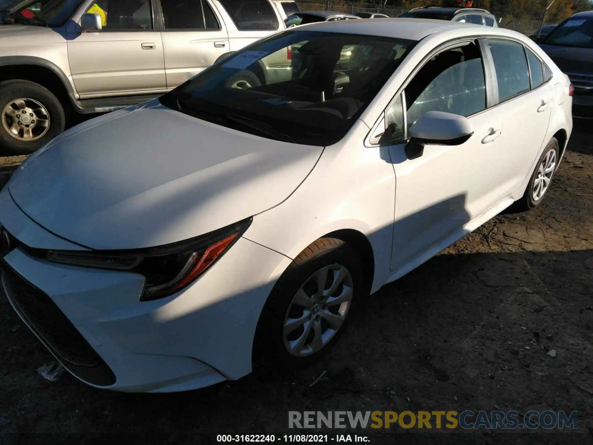 2 Photograph of a damaged car JTDEPMAE2MJ153224 TOYOTA COROLLA 2021